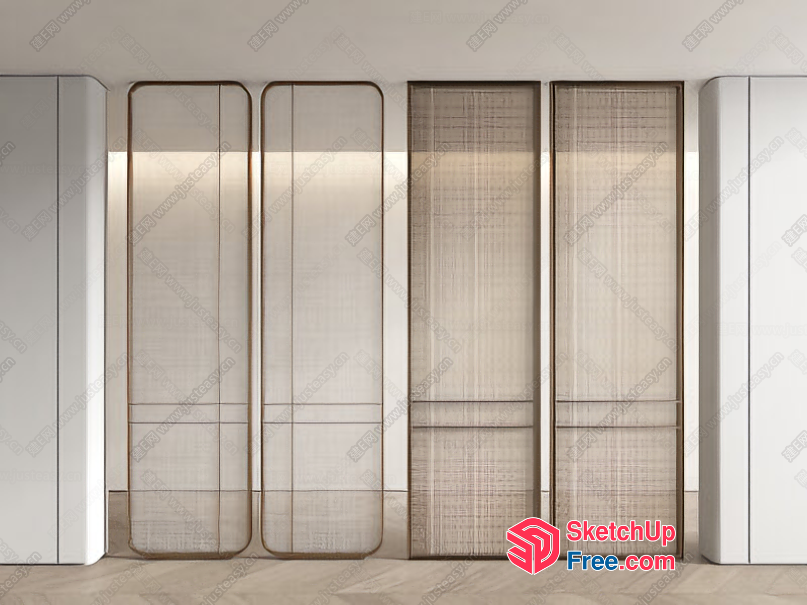 Partition Screen Interior Design 3D SketchUp File