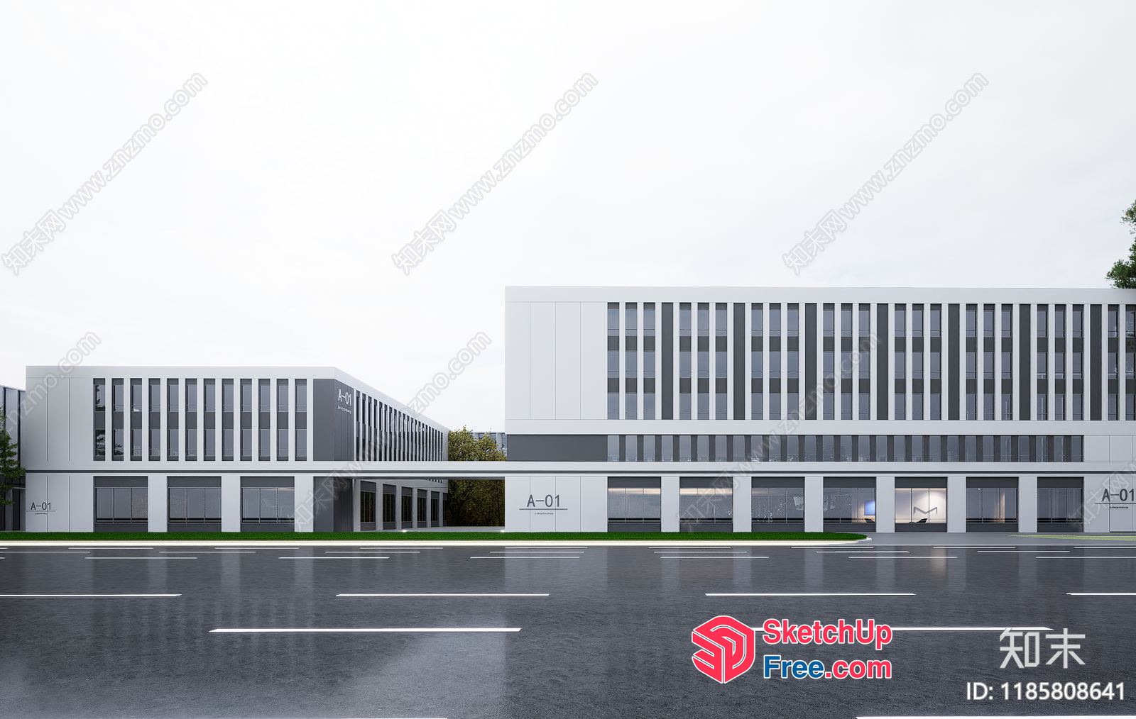 Commercial Street Cladding 3D SketchUp File