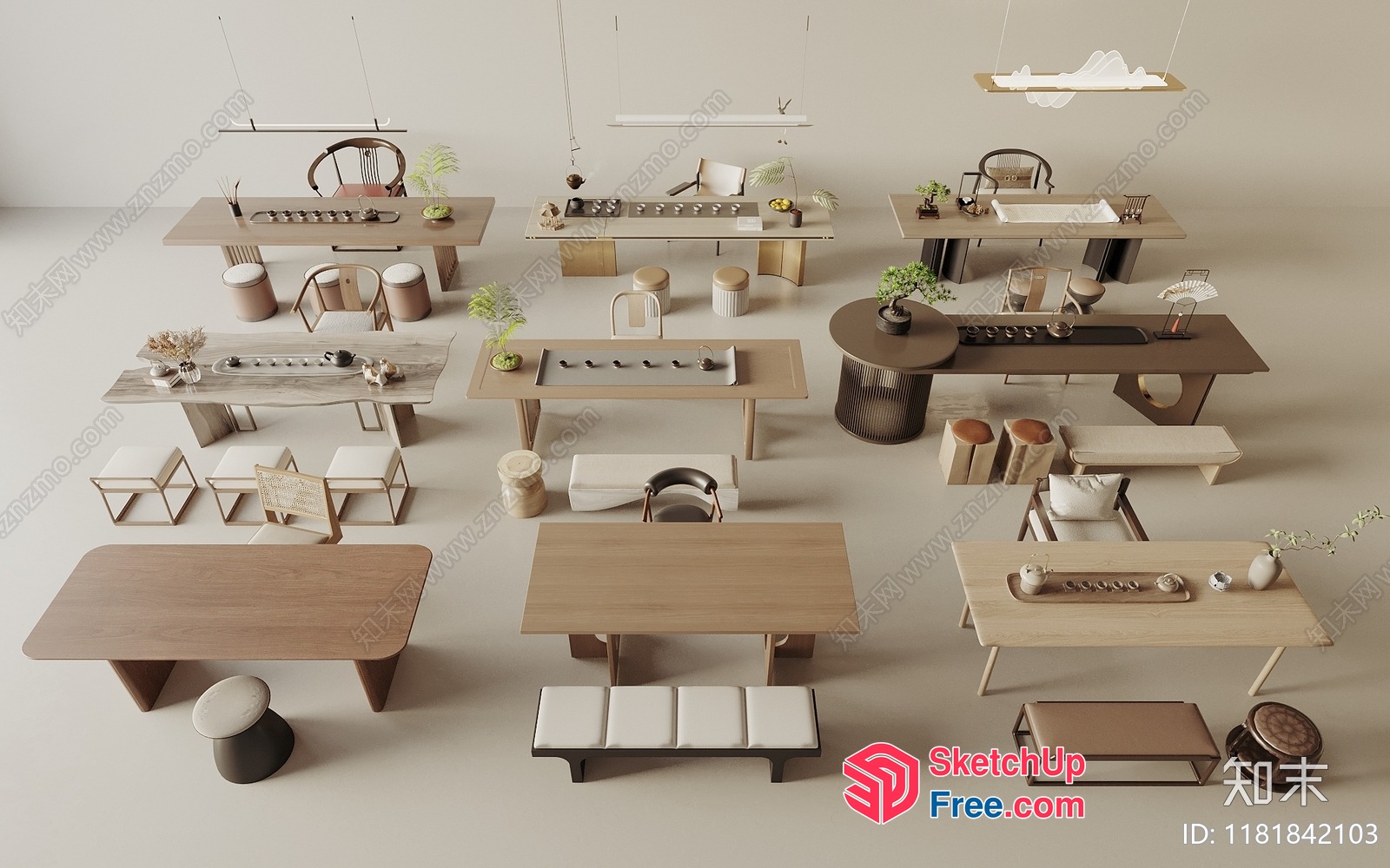 Modern Furniture Collection 3D SketchUp File
