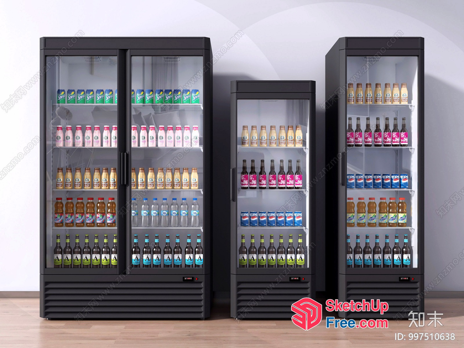Modern Beverage Display 3D SketchUp File