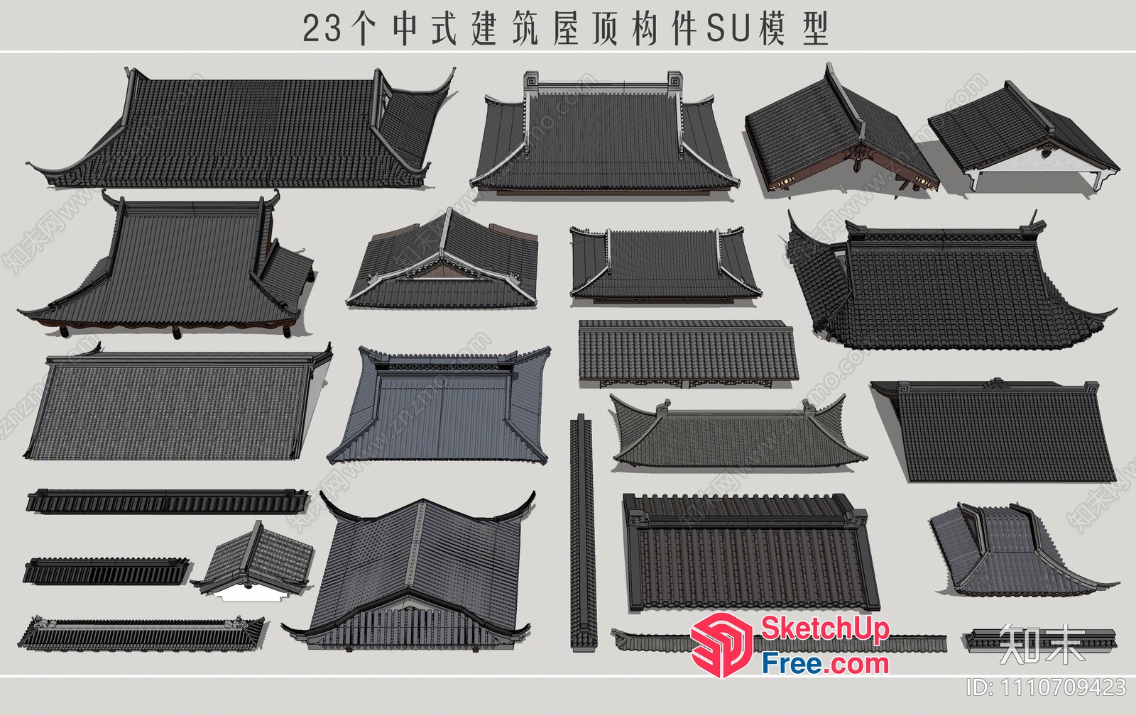 Roof Synthesis Collection 3D SketchUp File
