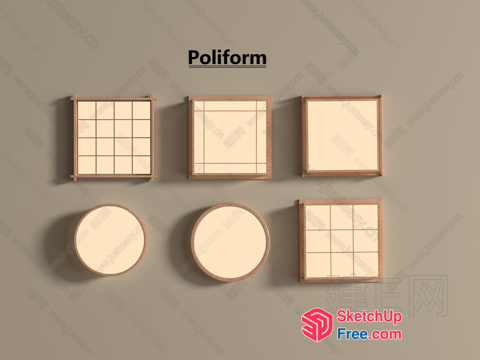Poliform Furniture Collection 3D SketchUp File
