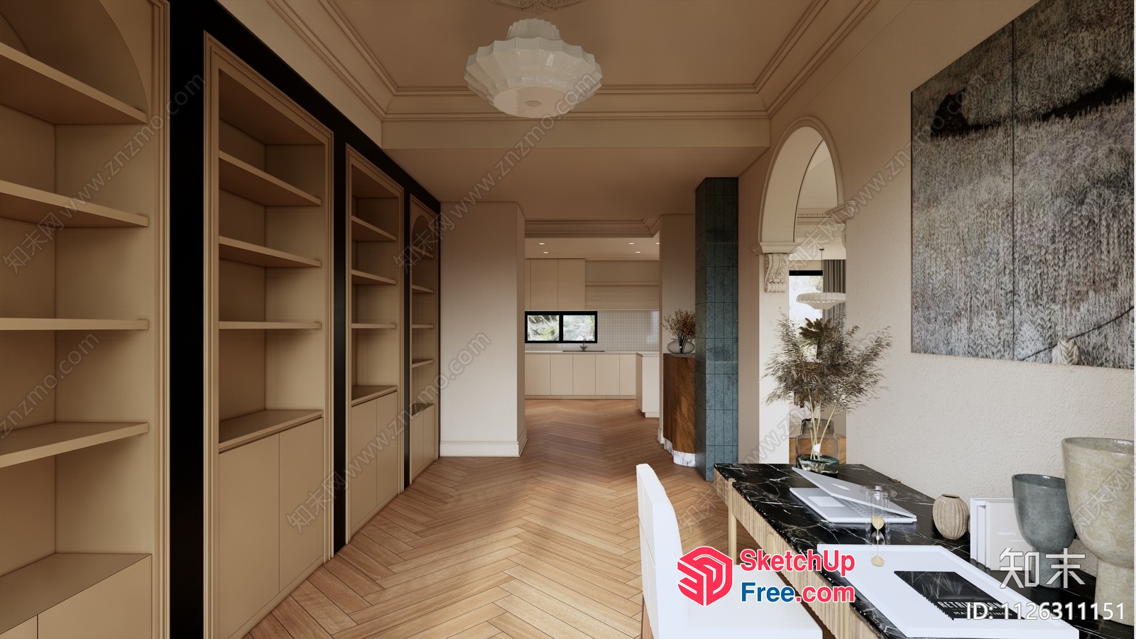 Elegant And Modern Interior Design 3D SketchUp File
