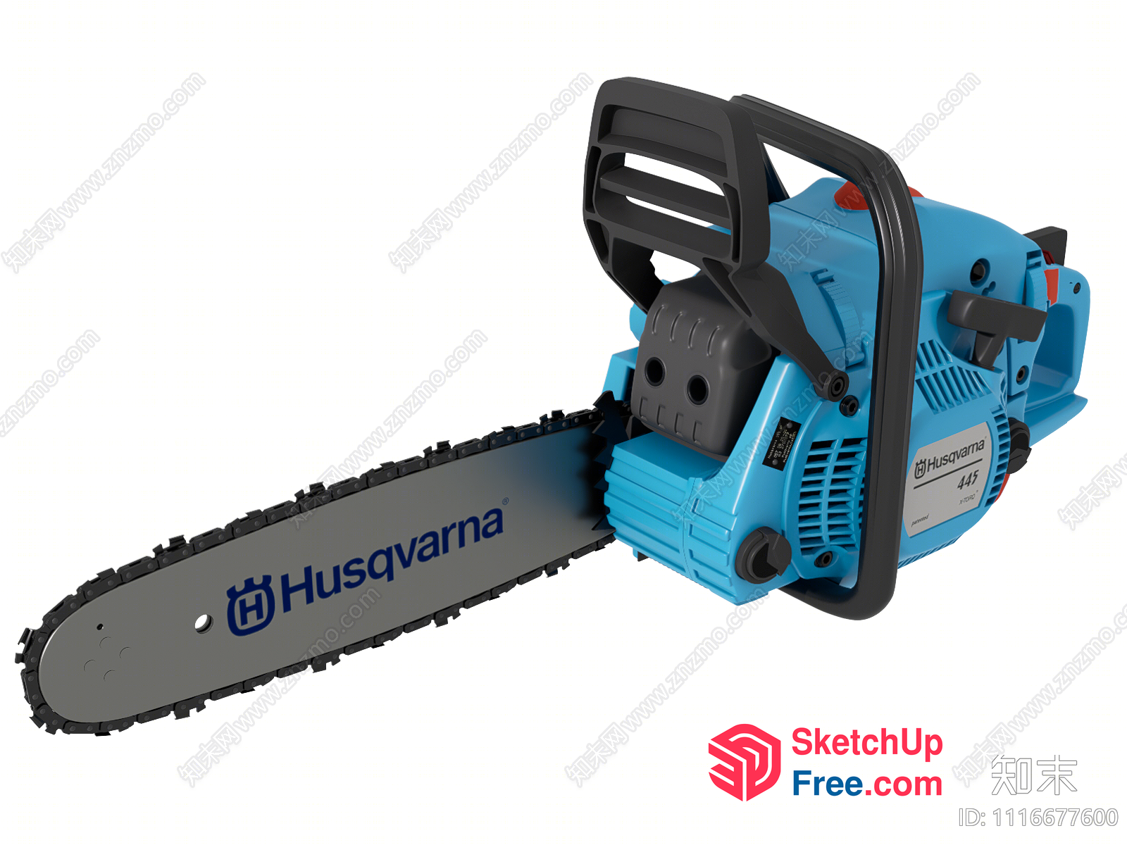 Husqvarna Chainsaw 3D SketchUp File