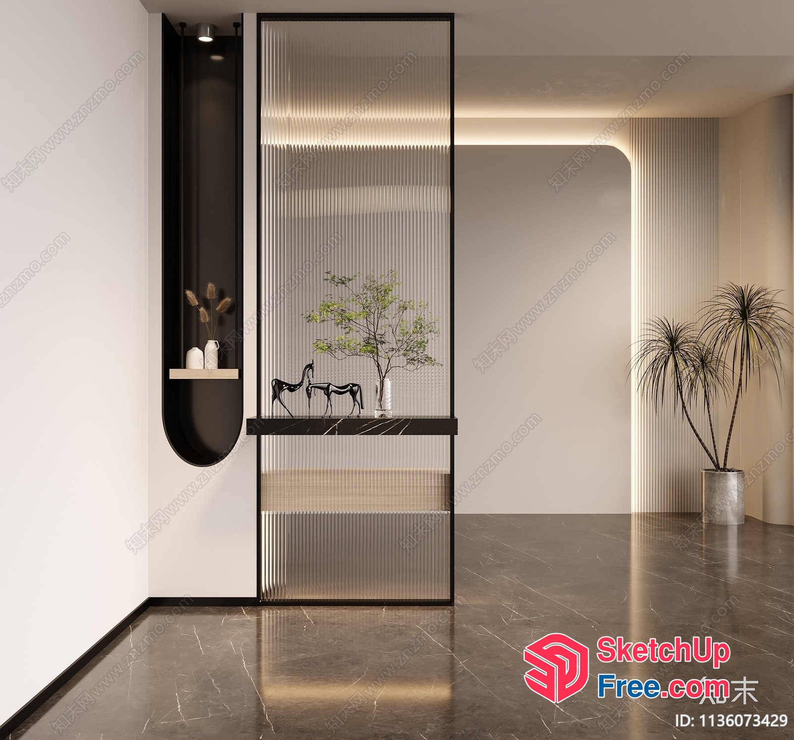 Elegant And Modern Interior Design 3D SketchUp File