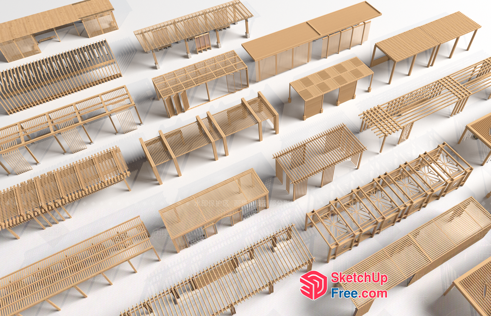 Wooden Furniture Collection 3D SketchUp File