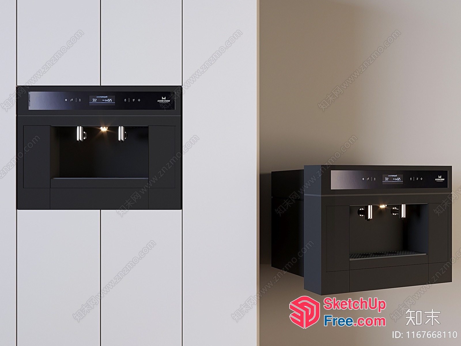 Modern Kitchen Appliance Showcase 3D SketchUp File