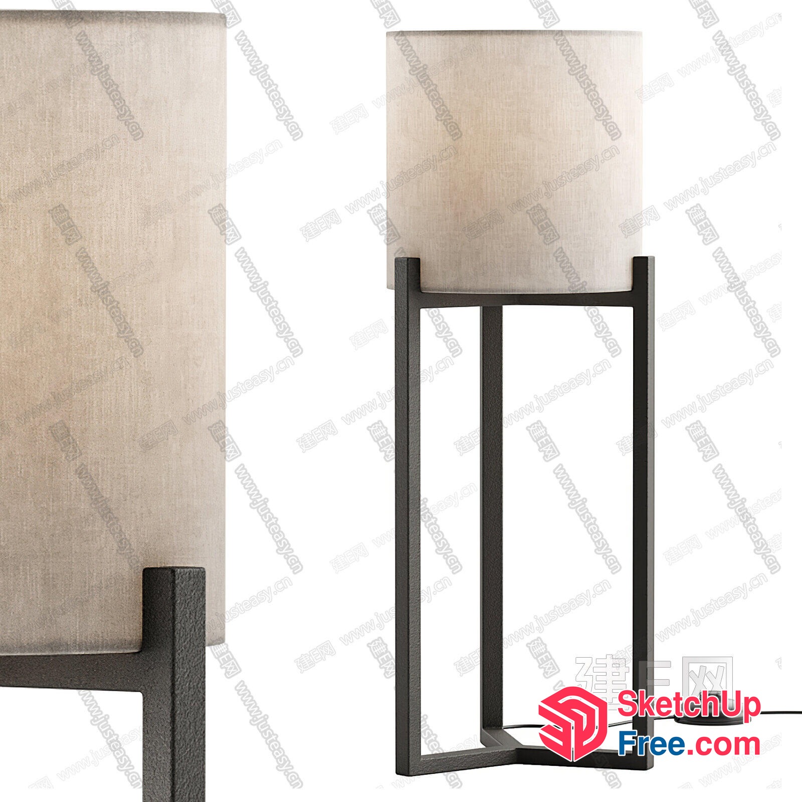 Modern Minimalist Table Lamp 3D SketchUp File