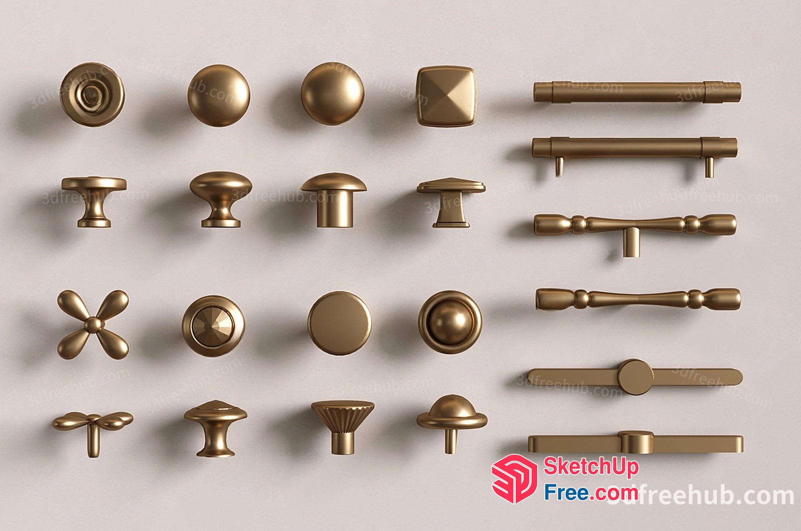 Various Types Of Hardware 3D SketchUp File