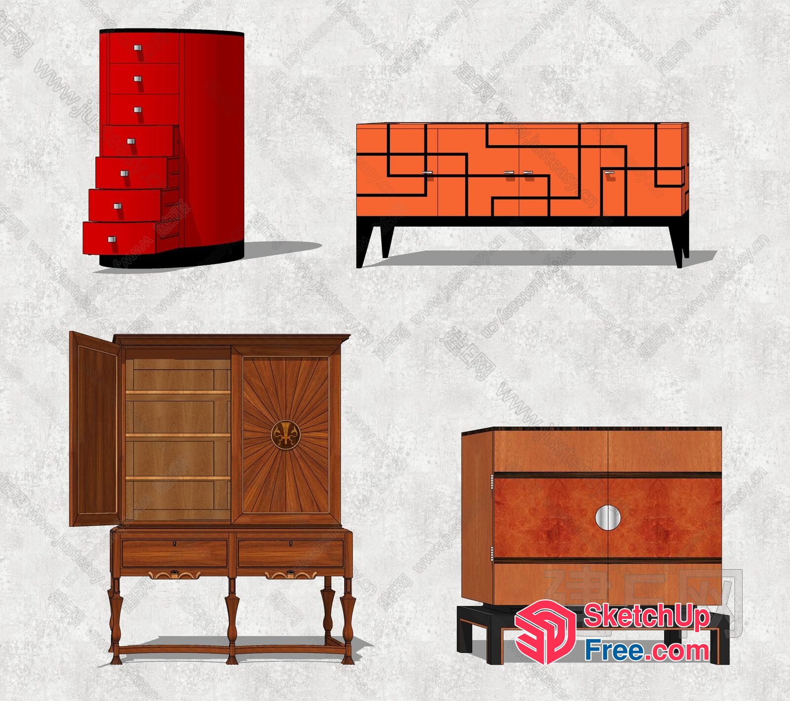 Modern Furniture Collection 3D SketchUp File