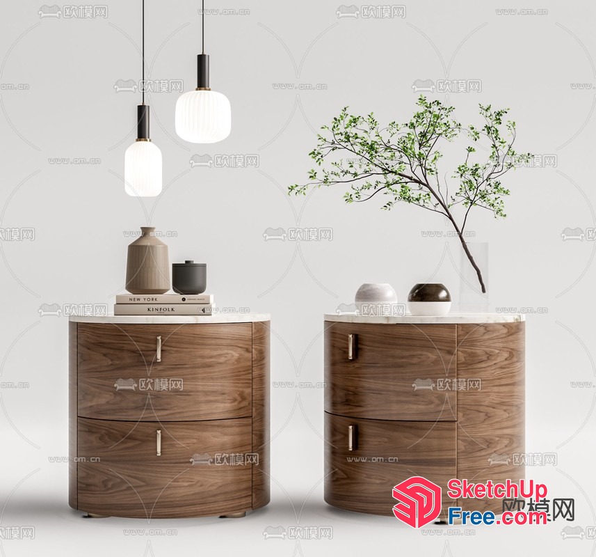 Modern Minimalist Furniture Collection 3D SketchUp File