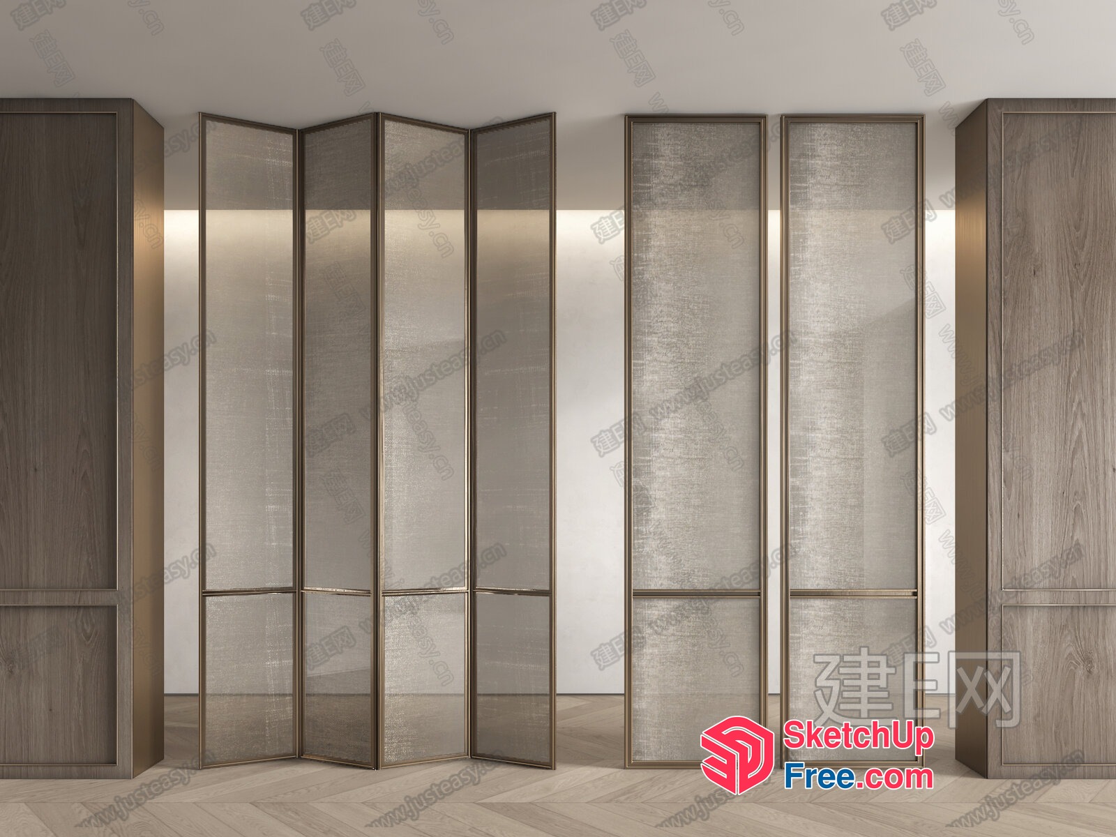 Partition Screen 3D SketchUp File