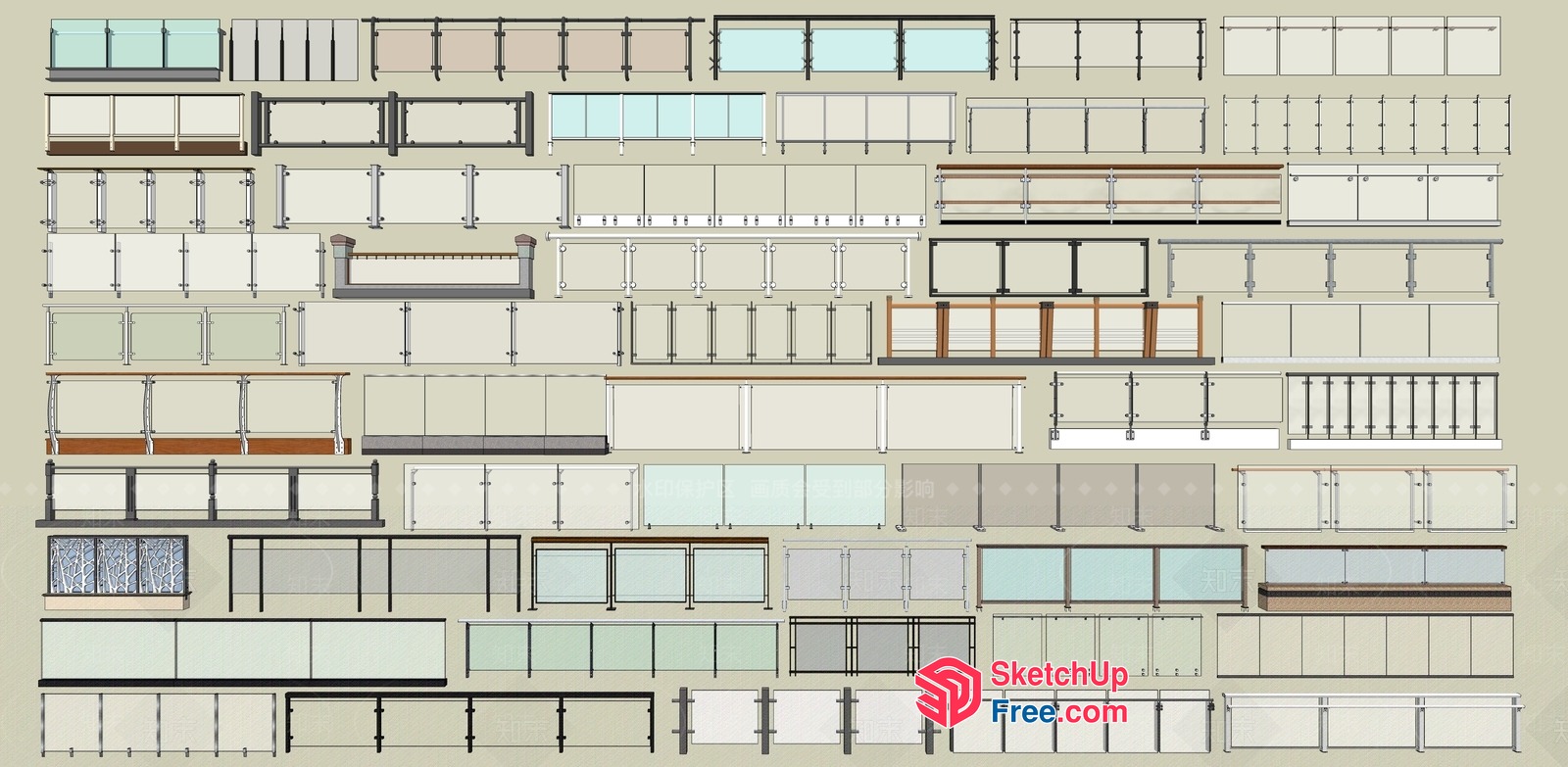 Interior Design Elements 3D SketchUp File
