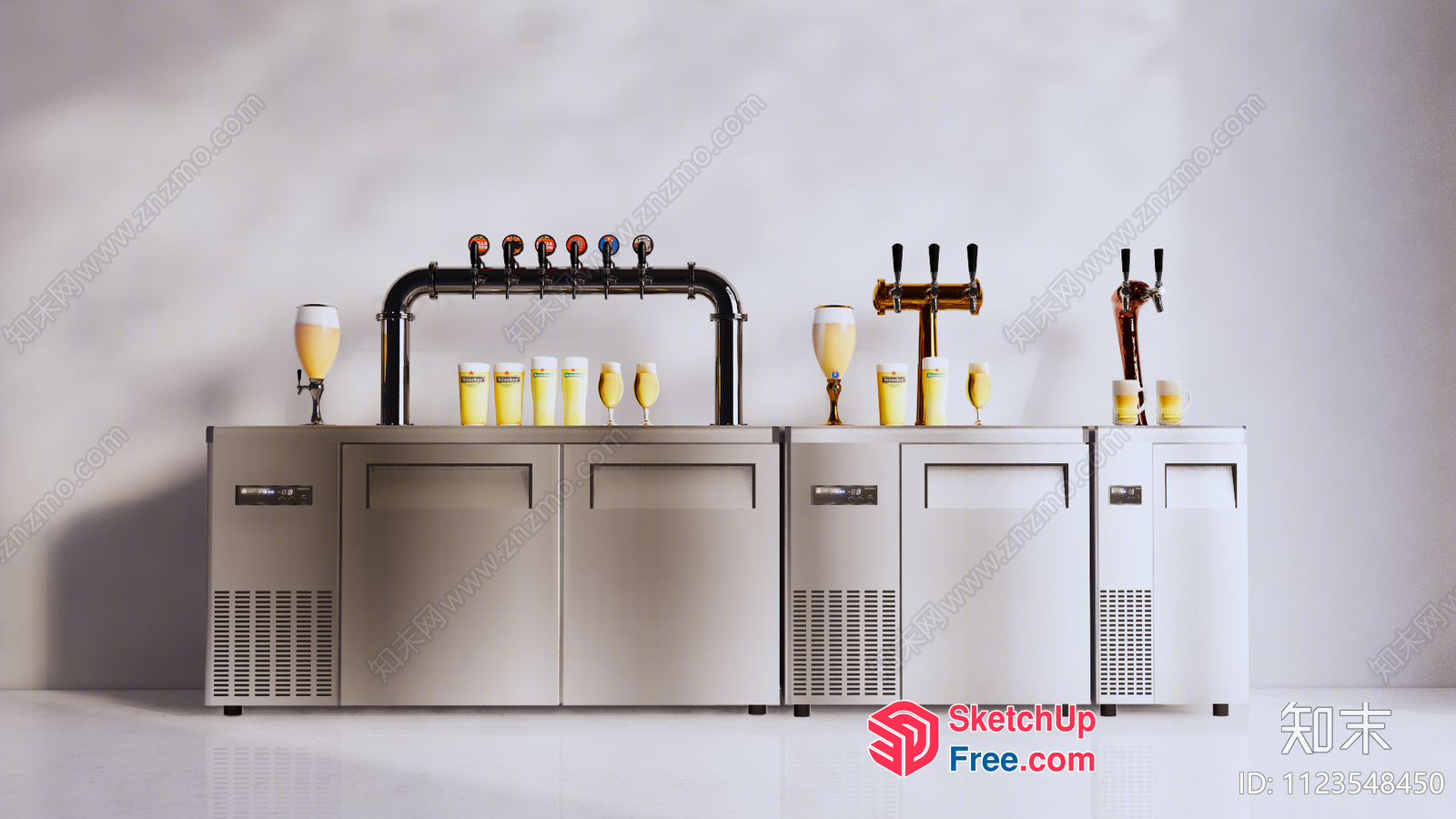 Beer Tap System For Commercial And Residential Use 3D SketchUp File