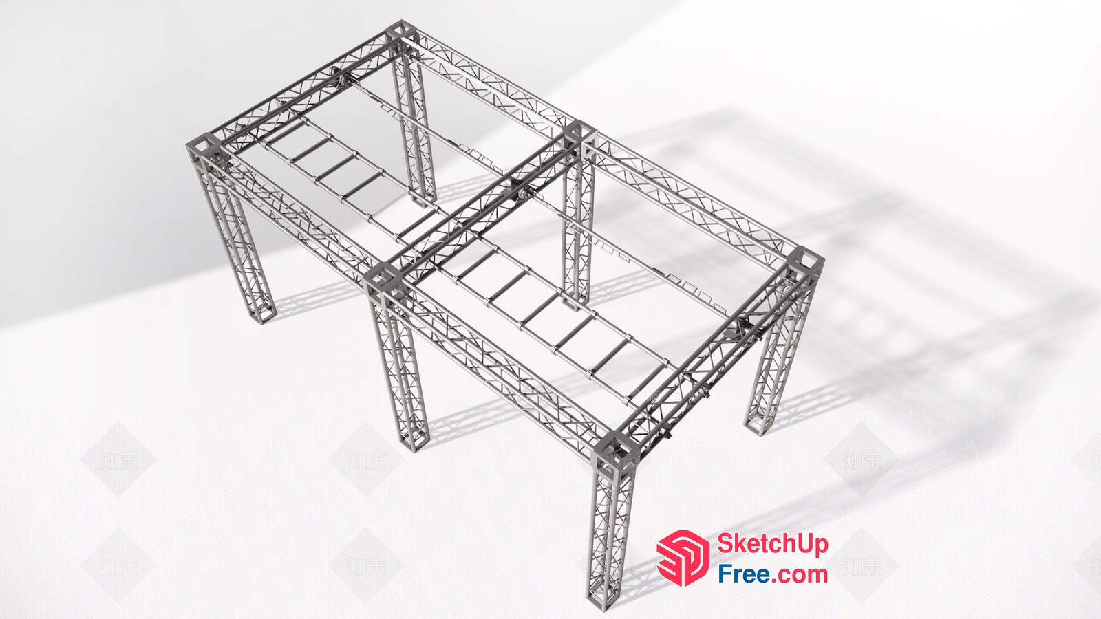 Metal Framework Structure 3D SketchUp File