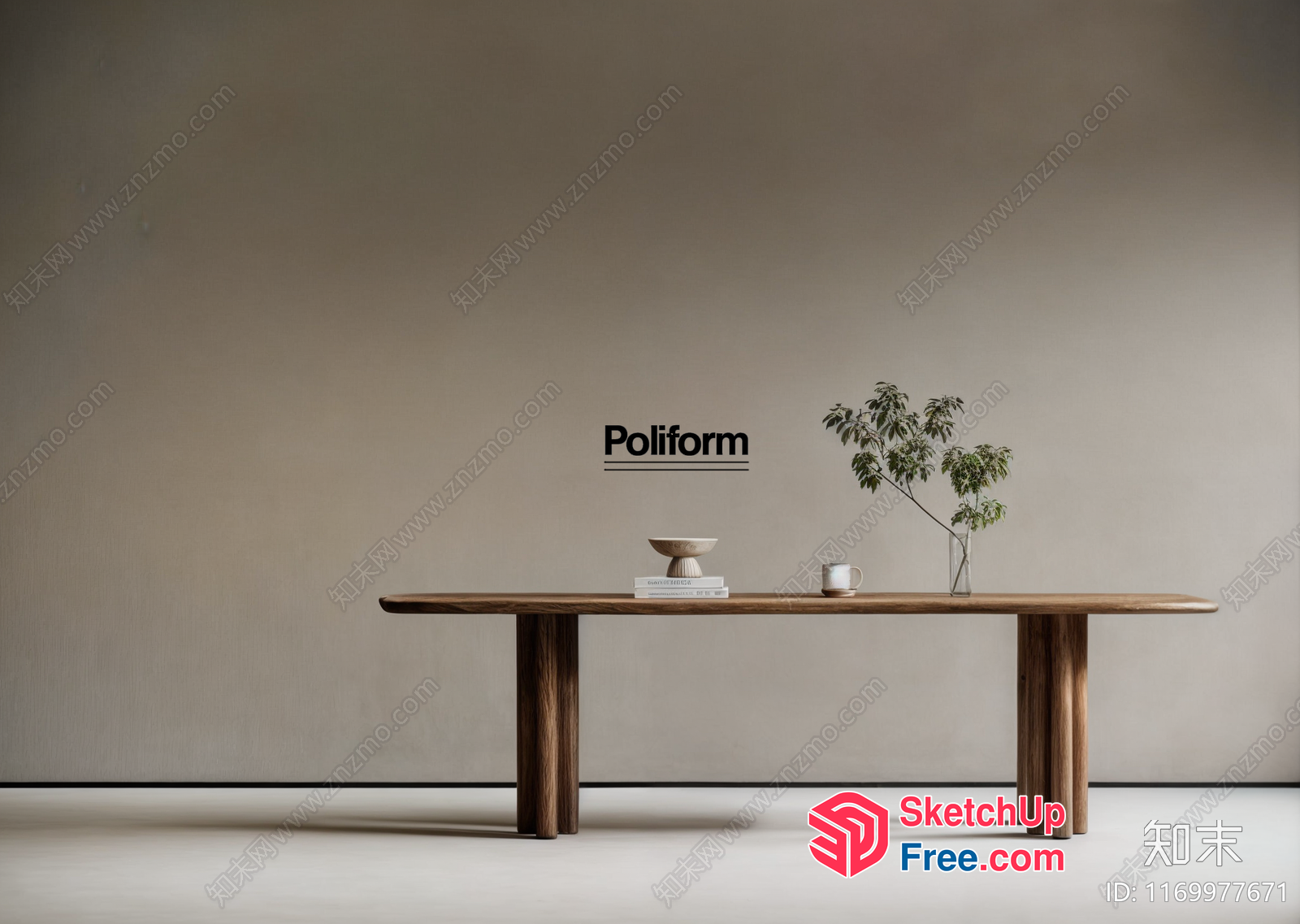 Poliform Furniture Collection 3D SketchUp File