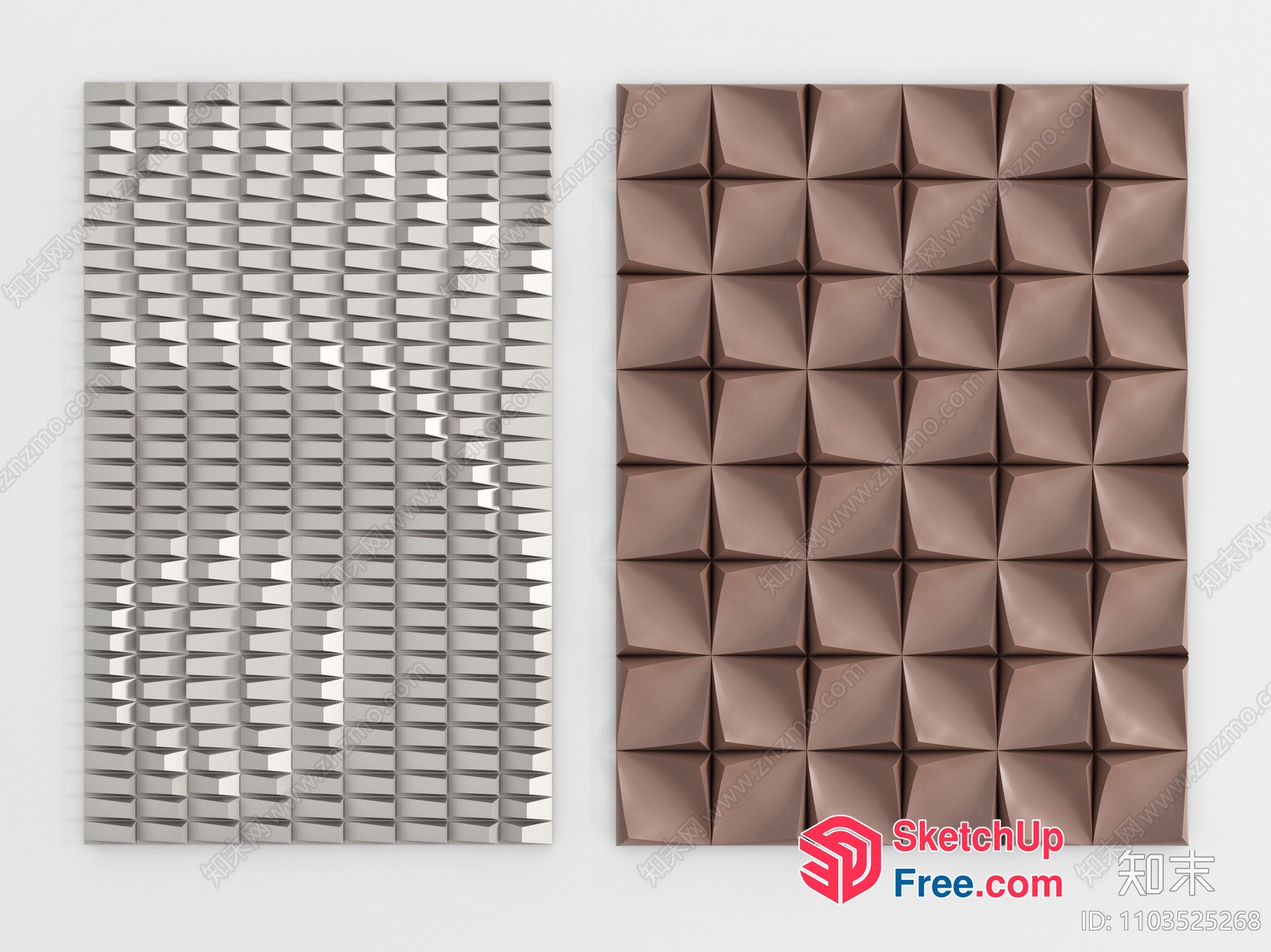 Ornate 3D Wall Decor 3D SketchUp File