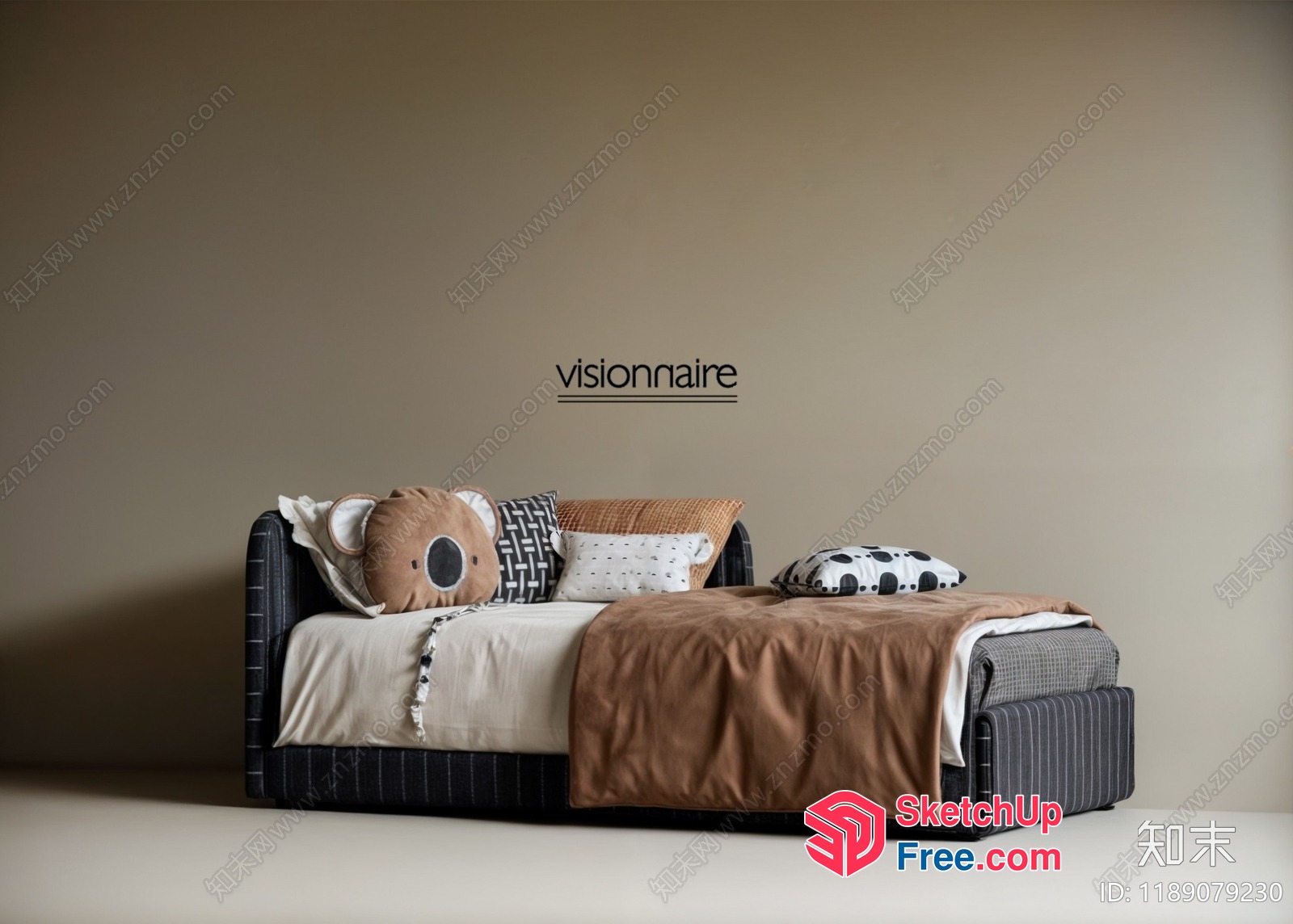 Visionnaire Italian Style Bedroom Furniture 3D SketchUp File