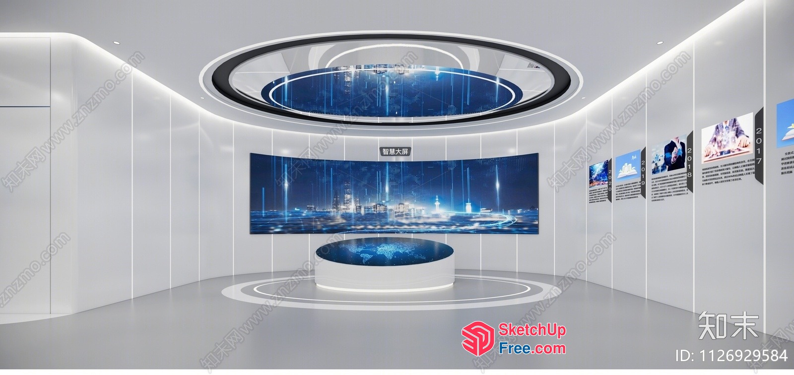 Futuristic Space Capsule Interior Design 3D SketchUp File