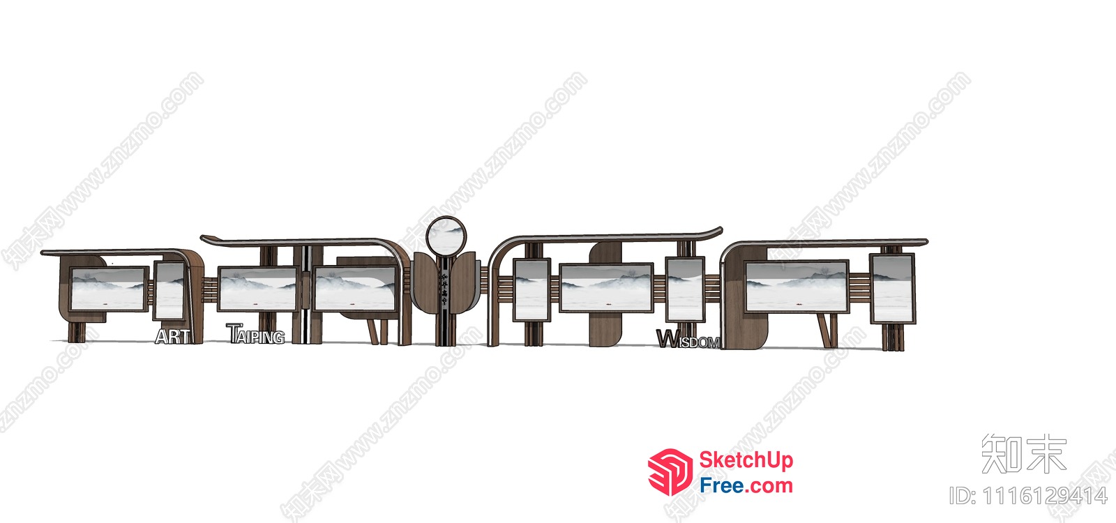 Artistic And Elegant Modern Interior Design 3D SketchUp File