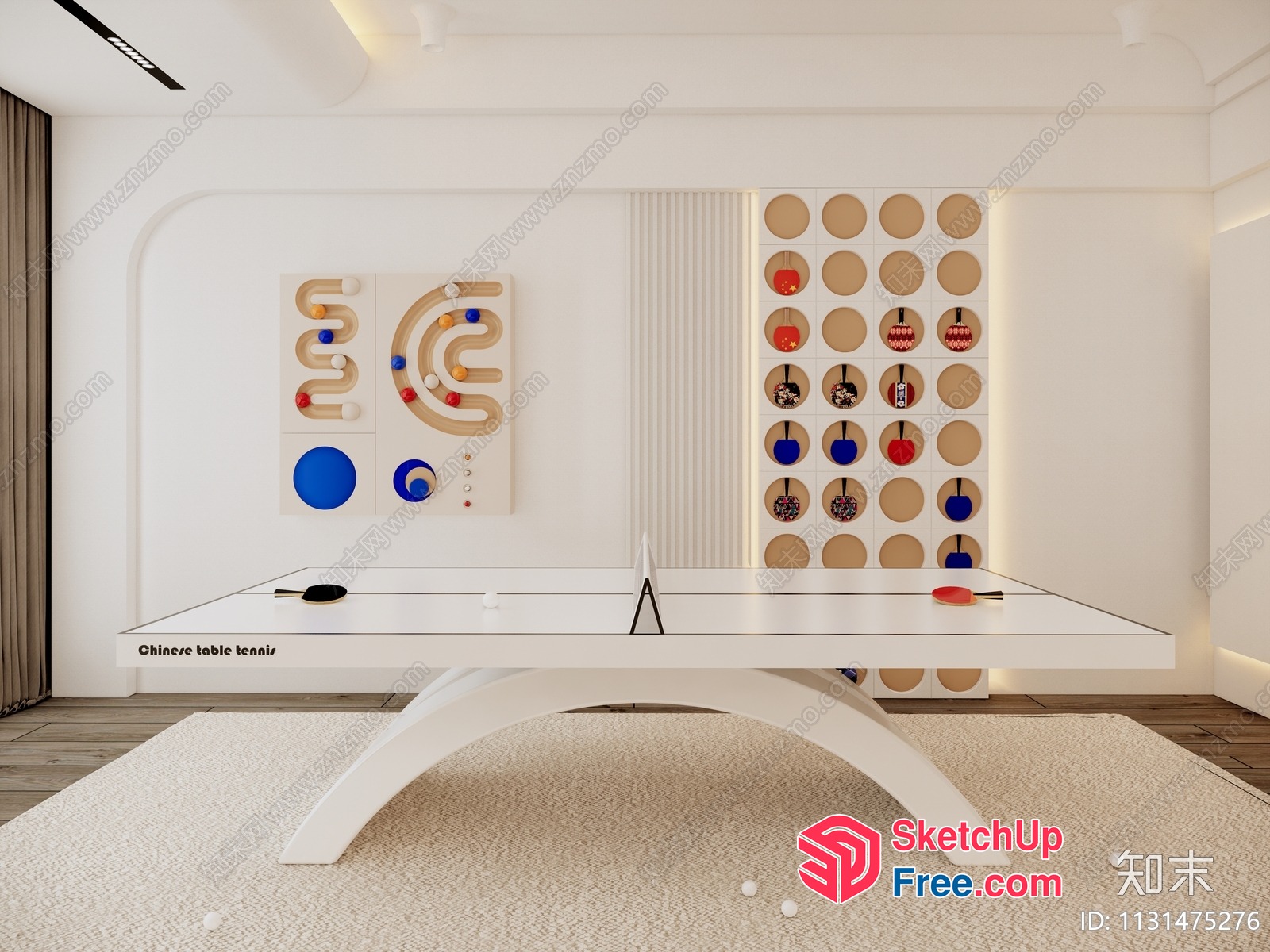 Modern Minimalist Interior Design 3D SketchUp File