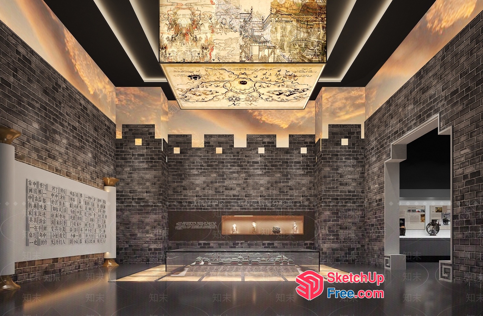 A Majestic Blend Of History And Modernity 3D SketchUp File