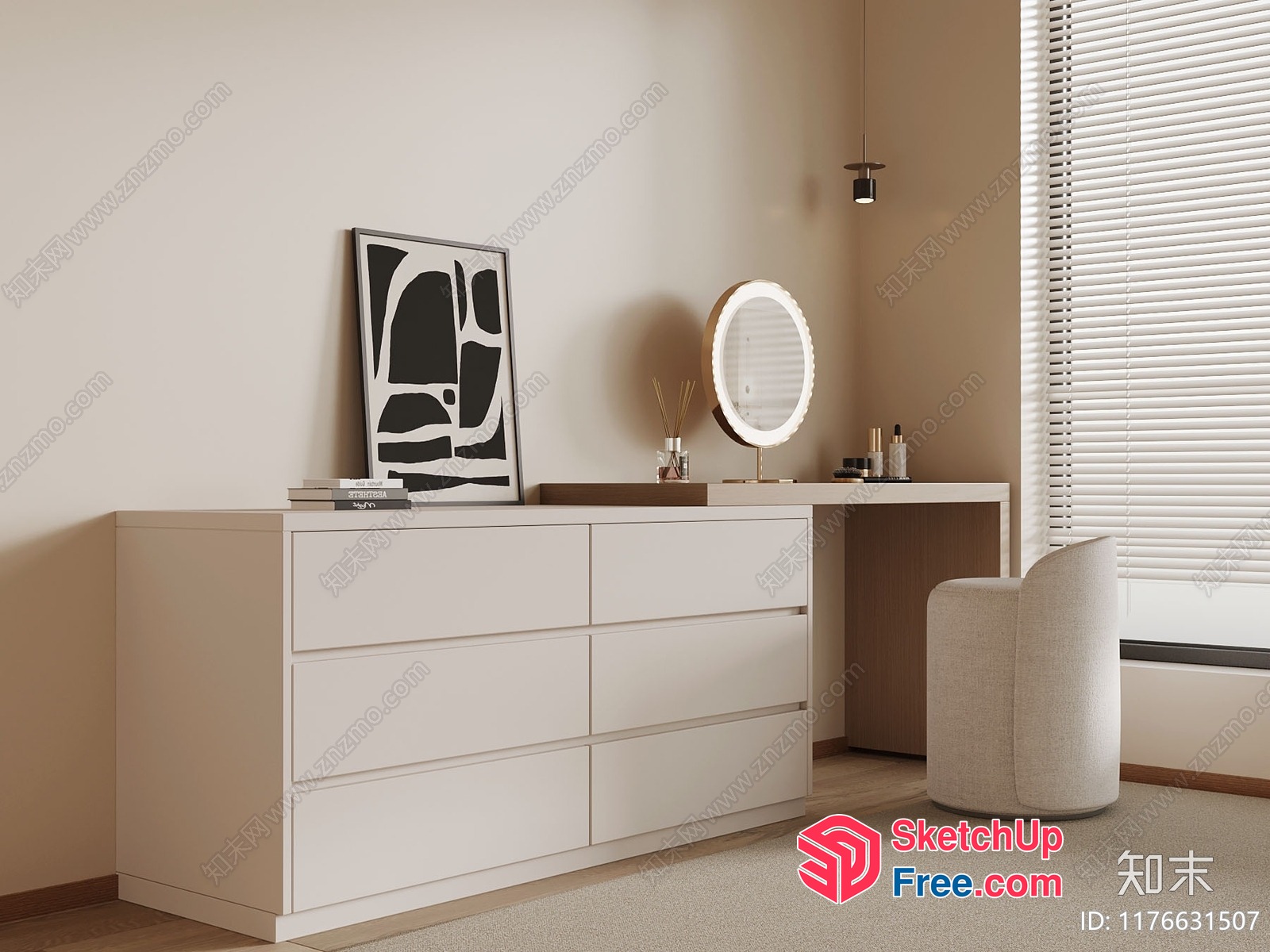 Modern Minimalist Home Interior Design 3D SketchUp File