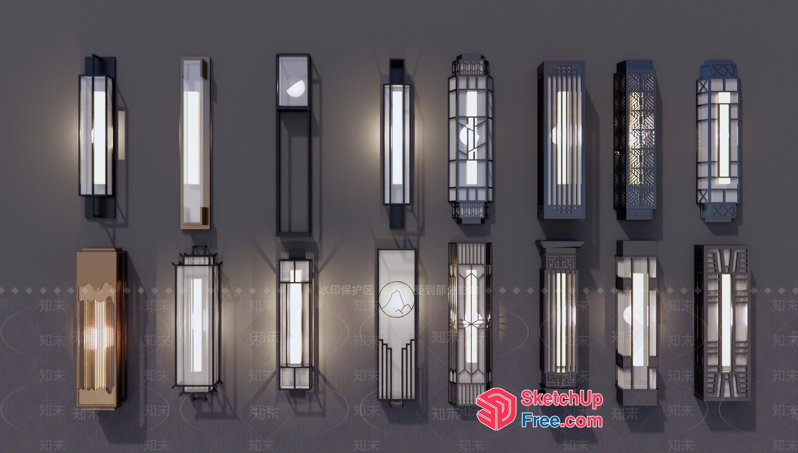Exterior Lighting Collection 3D SketchUp File