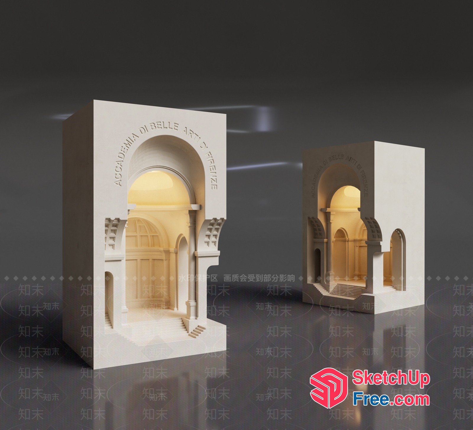Architectural Showcase Of Italian Style Villa 3D SketchUp File