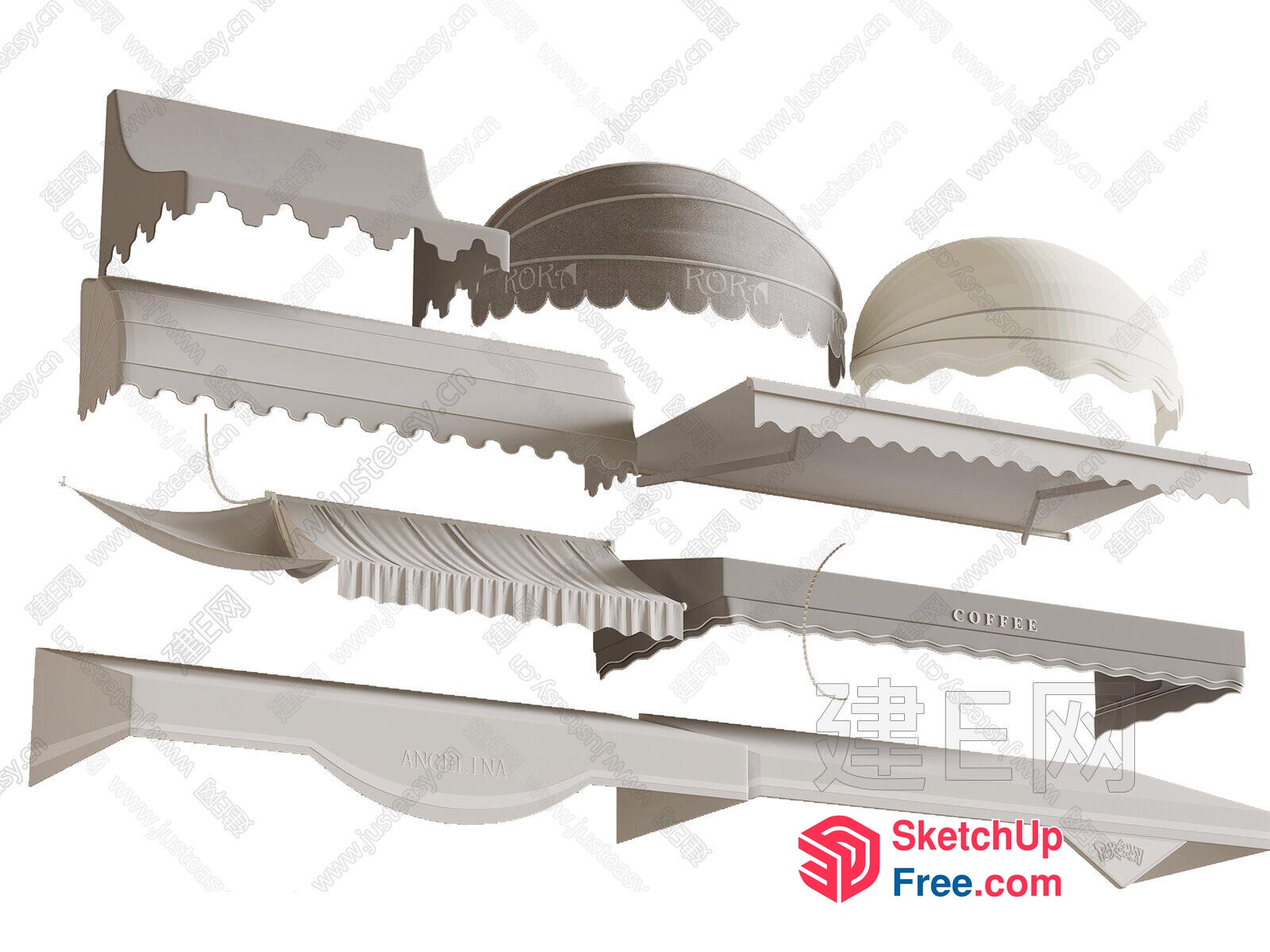 Various Architectural Details 3D SketchUp File