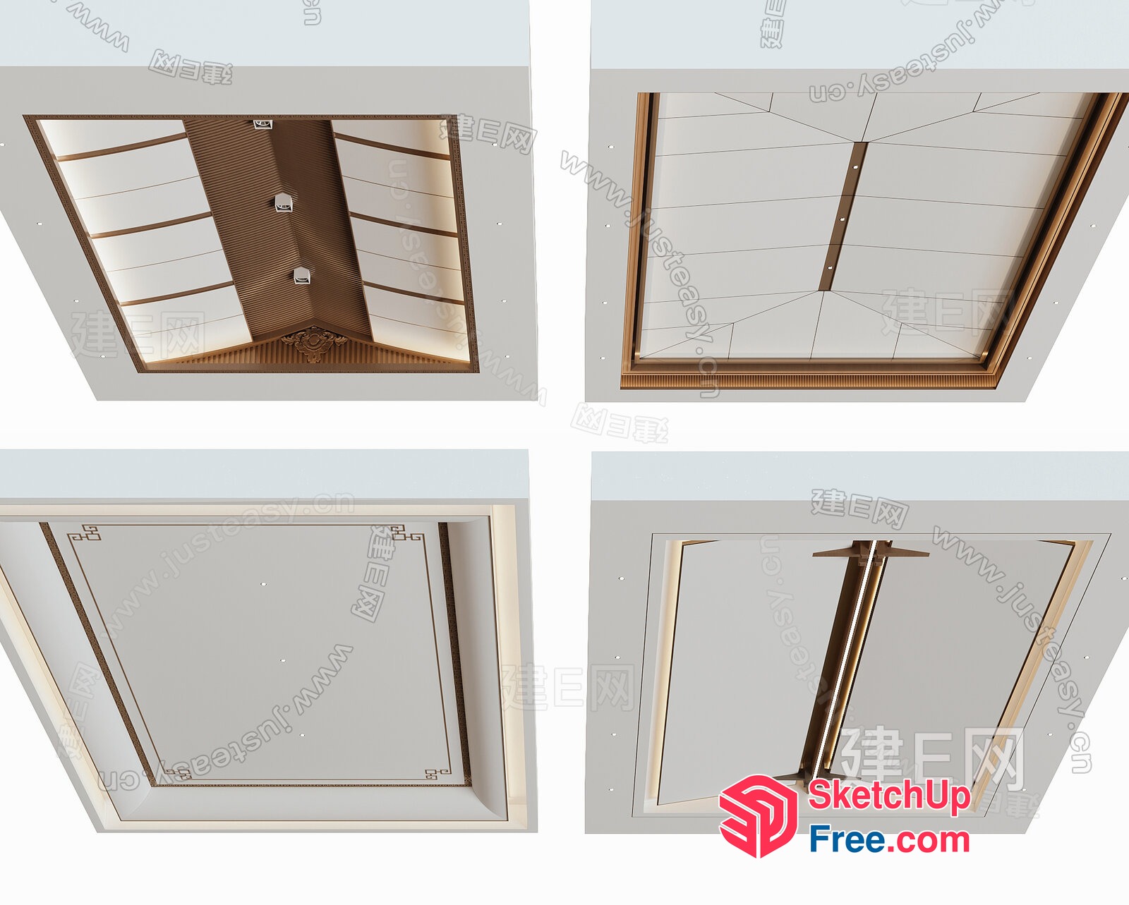 Ceiling Light Fixtures 3D SketchUp File