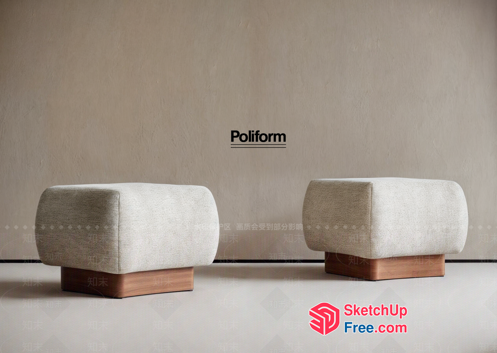 Poliform Furniture Collection 3D SketchUp File