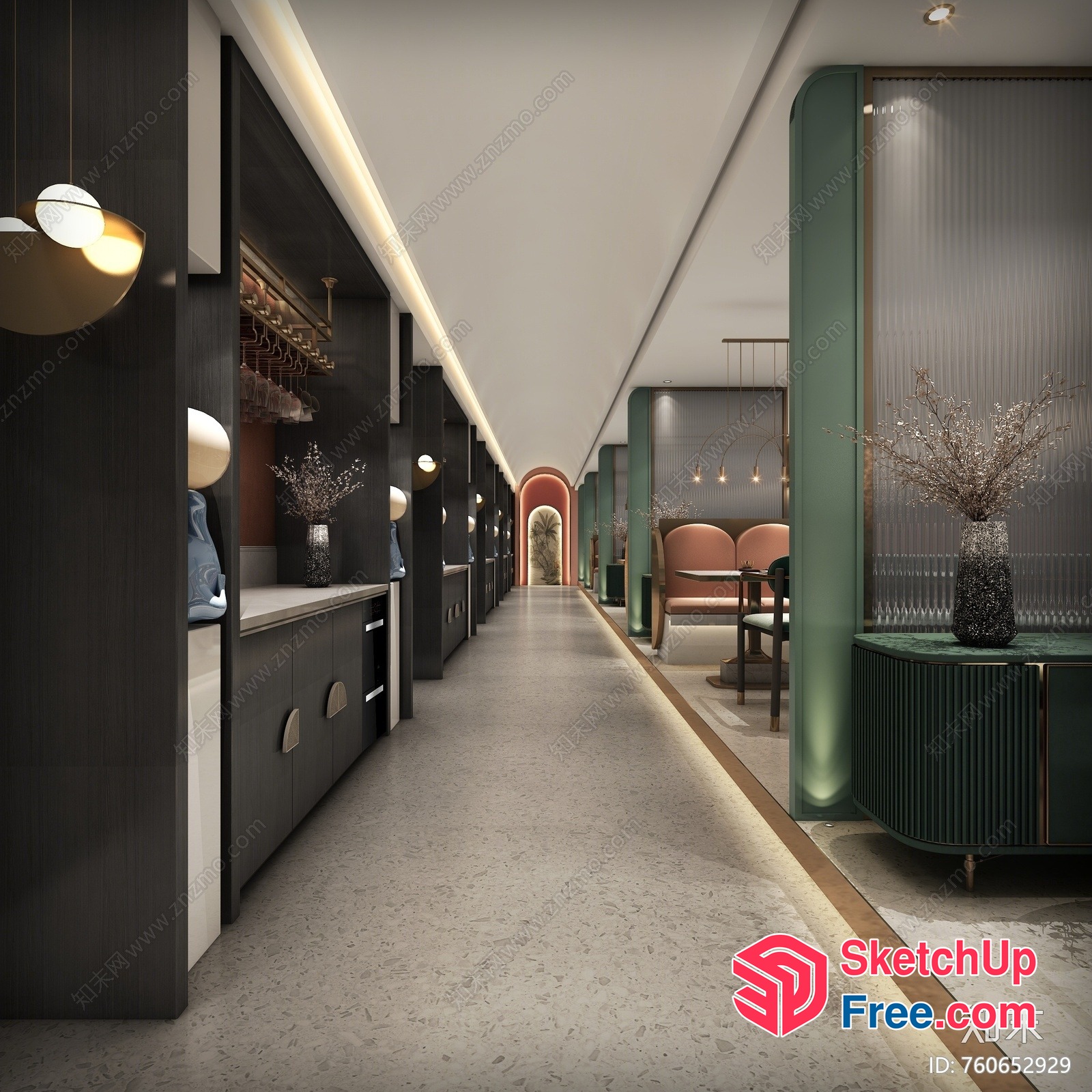Elegant And Modern Interior Design 3D SketchUp File