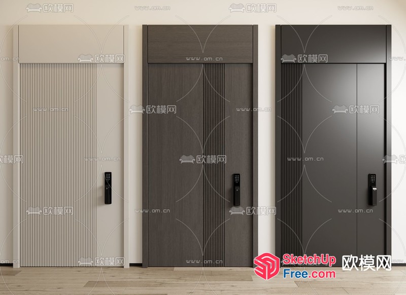 Elevators And Stairs 3D SketchUp File