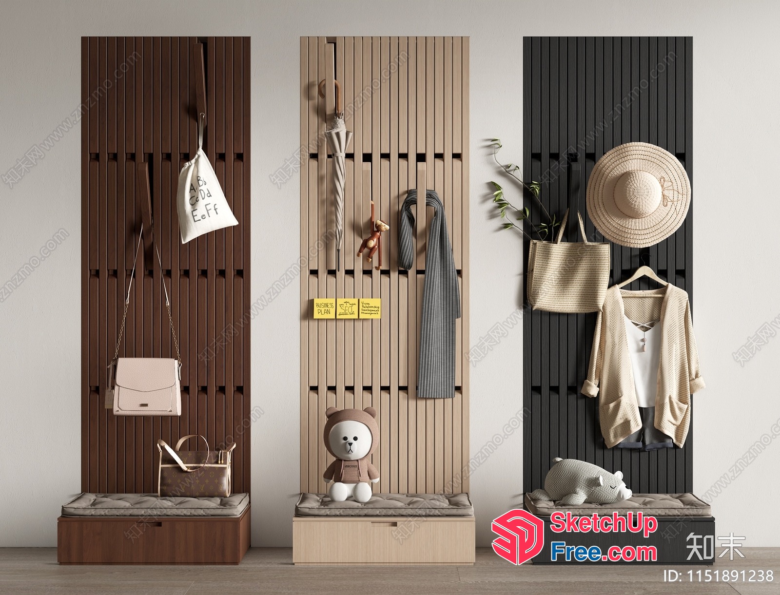 Modern Minimalist Storage Display 3D SketchUp File