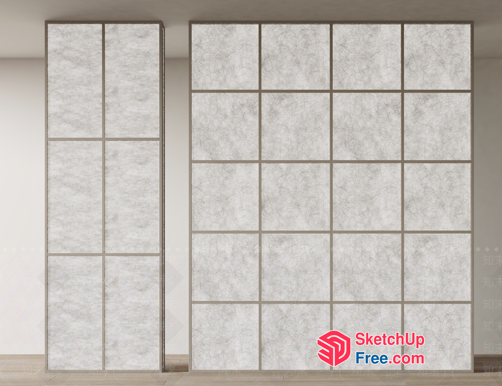 Partition Screen 3D SketchUp File