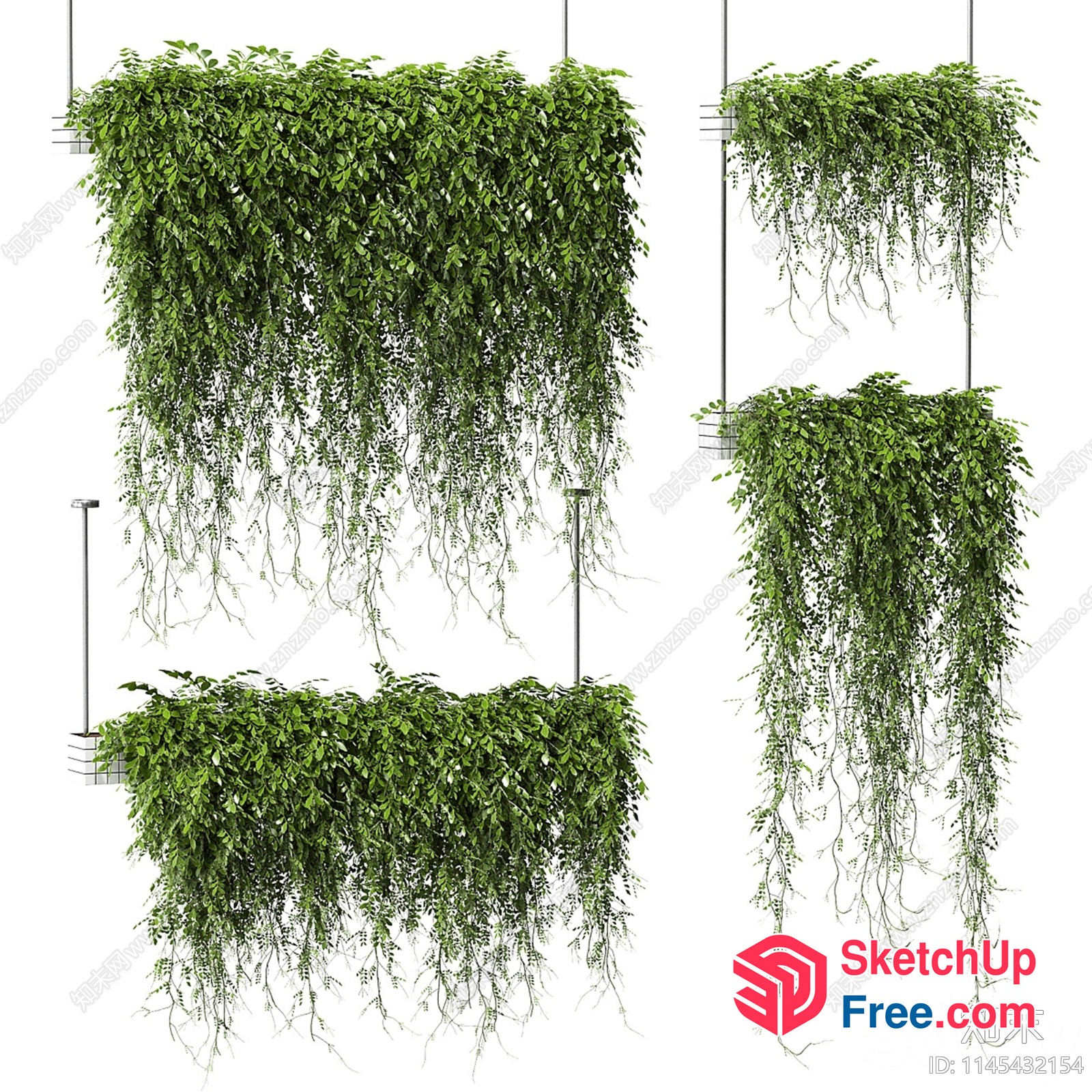 Hanging Greenery Decor 3D SketchUp File