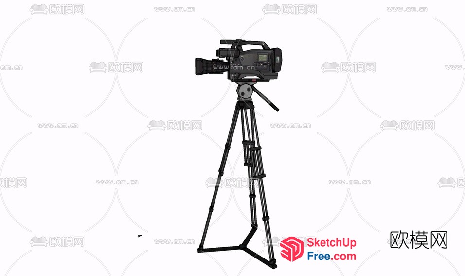 Camera On Tripod 3D SketchUp File