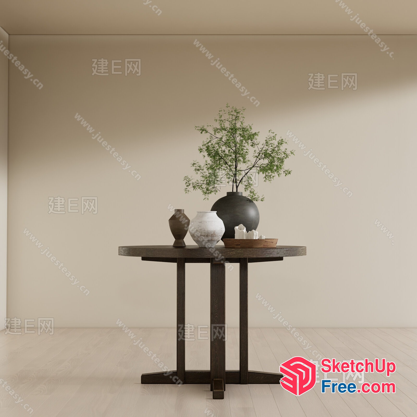 Simple Yet Elegant Room Decor 3D SketchUp File