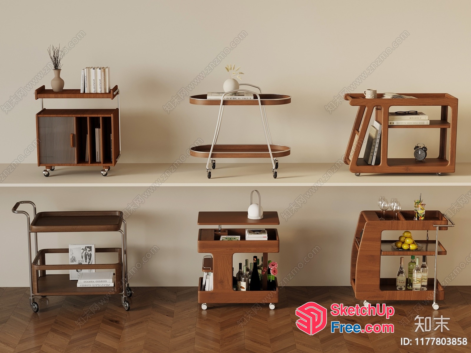 Stylish And Modern Furniture Collection 3D SketchUp File