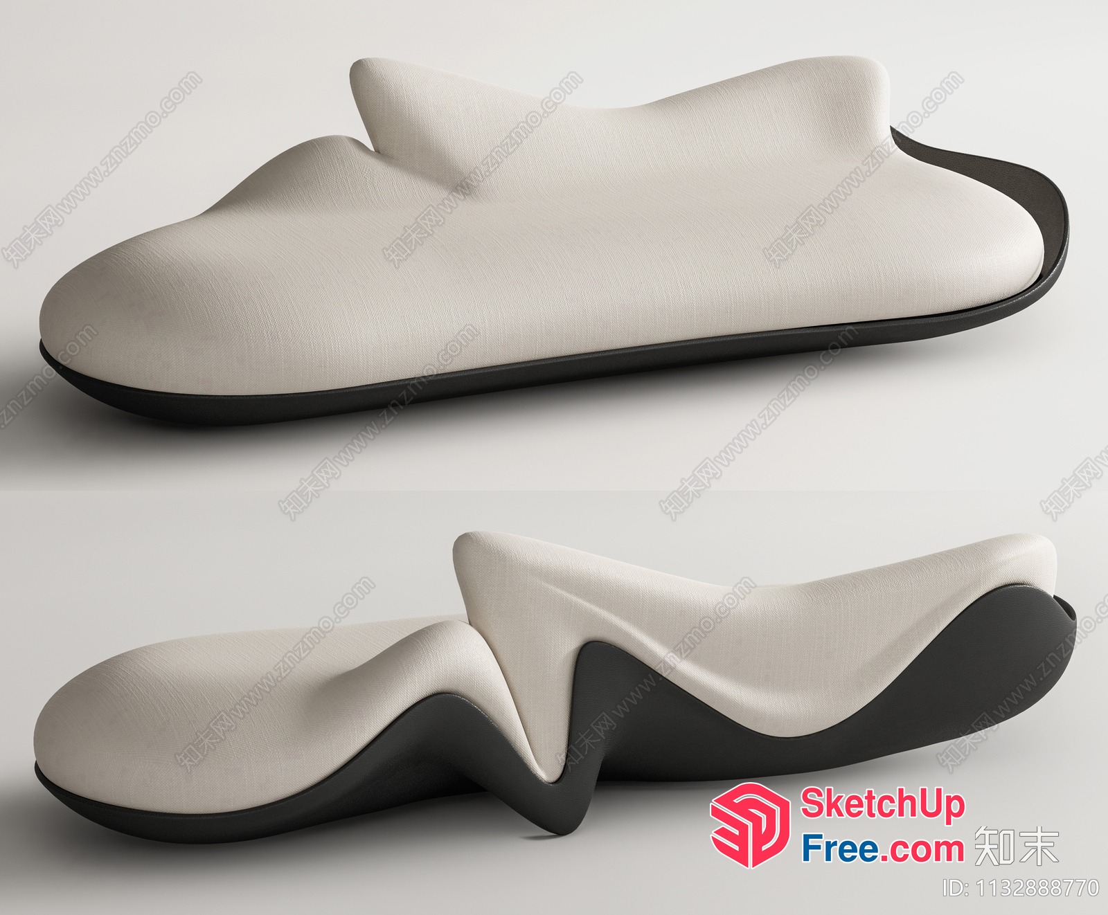 Sleek Modern Sofa Design 3D SketchUp File