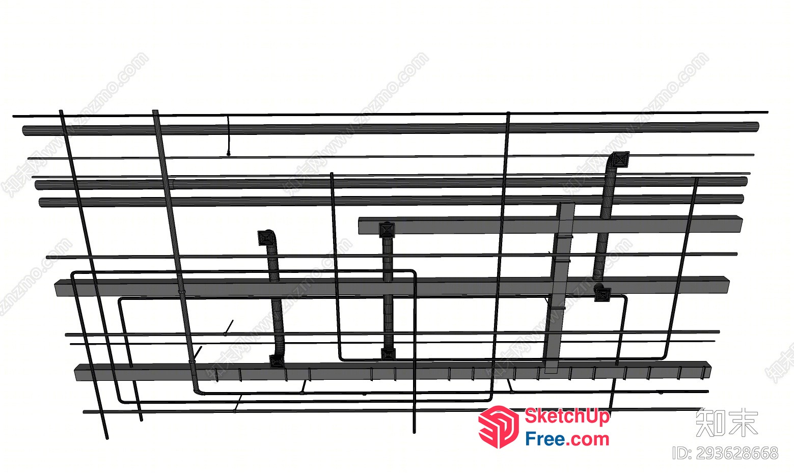 Interior Design Of A Modern Home 3D SketchUp File