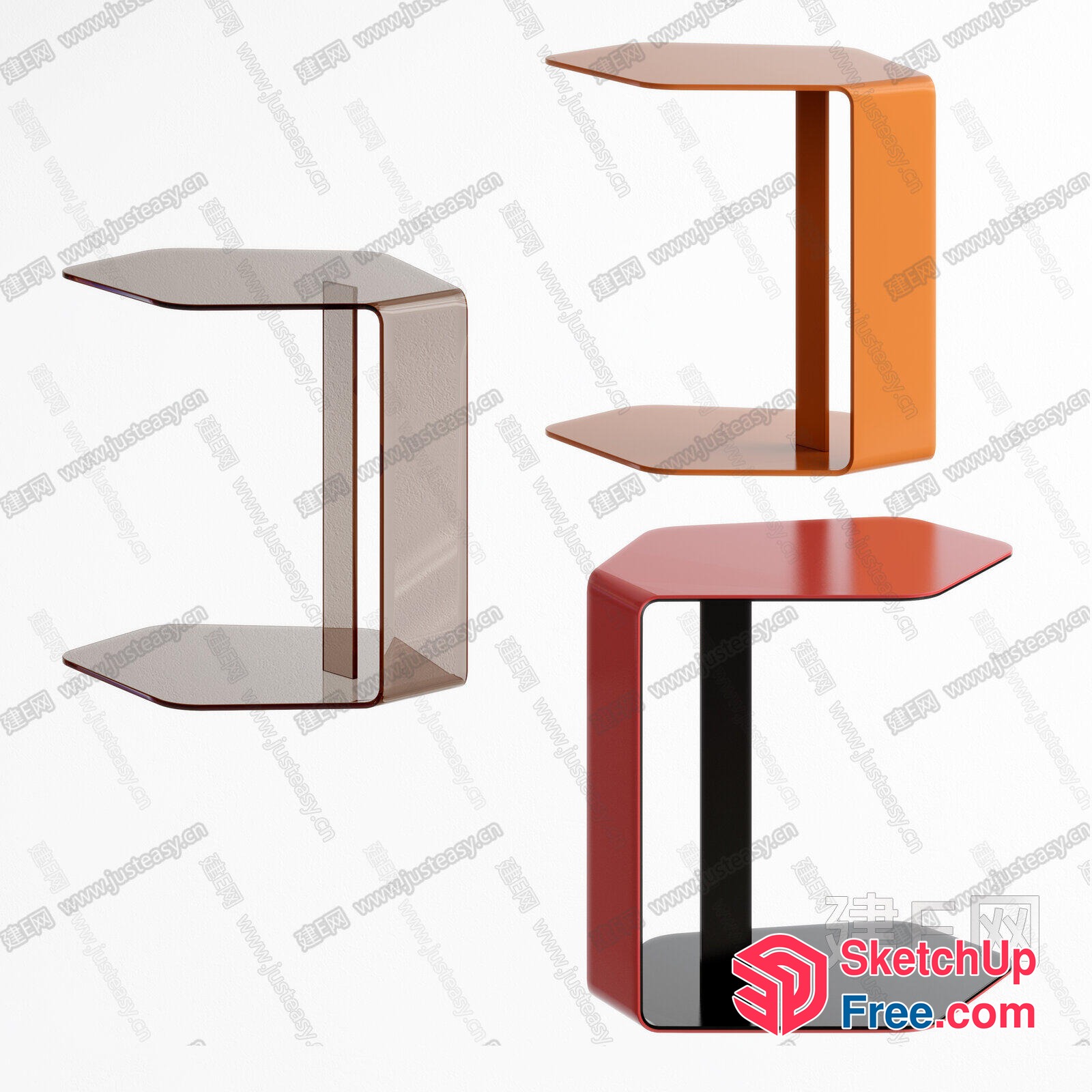 Modern Minimalist Furniture Collection 3D SketchUp File