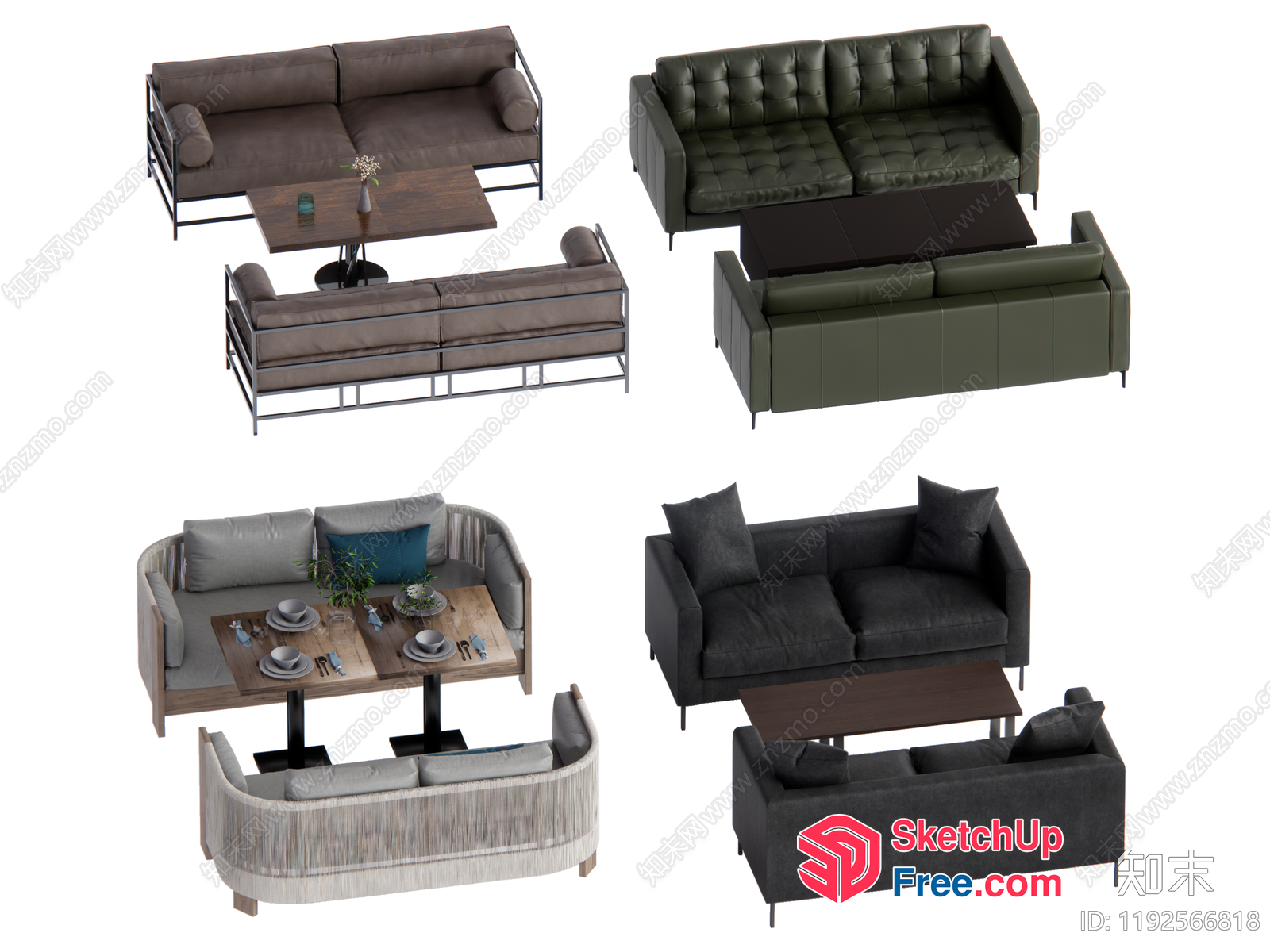 Modern Furniture Collection 3D SketchUp File