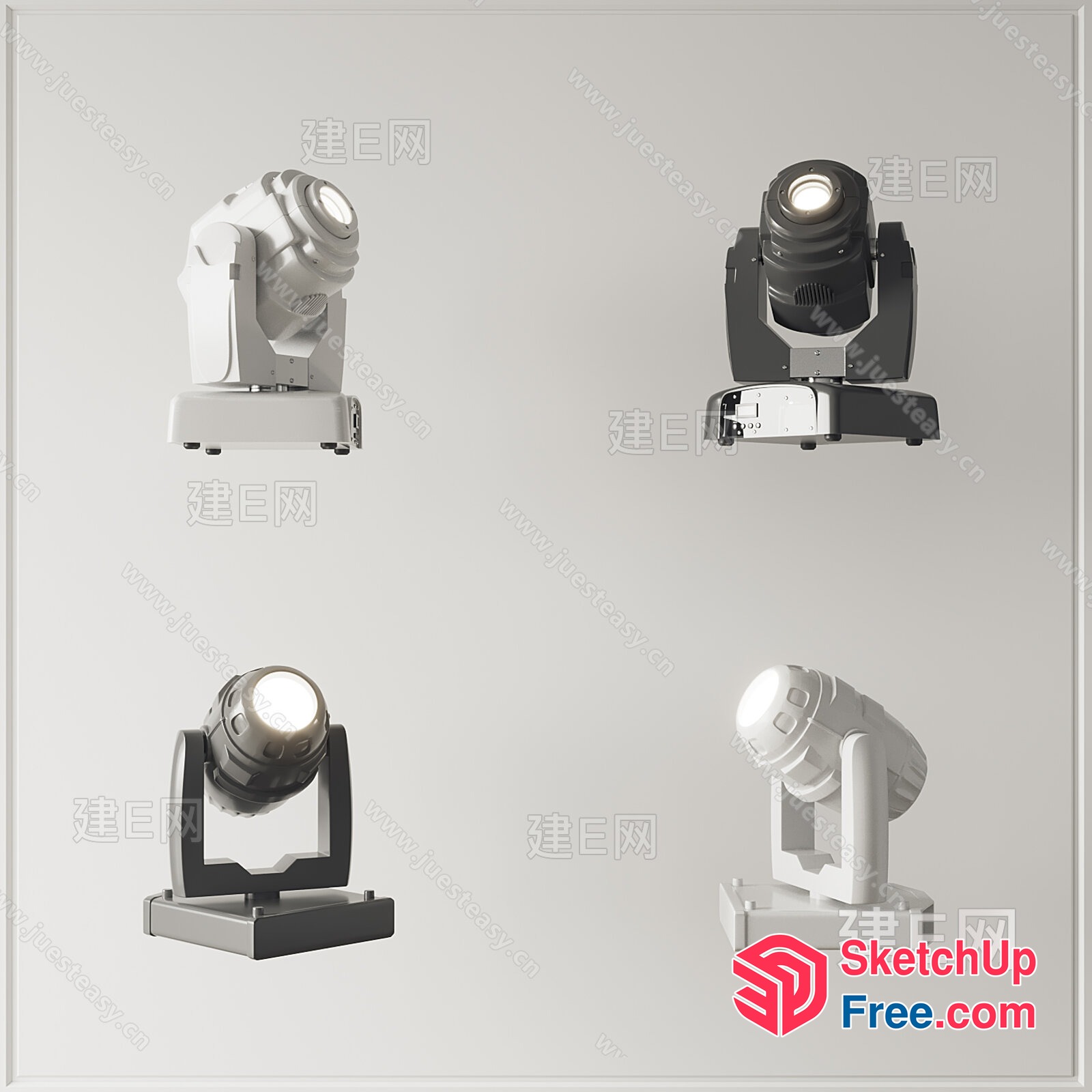 Modern Light Fixtures 3D SketchUp File
