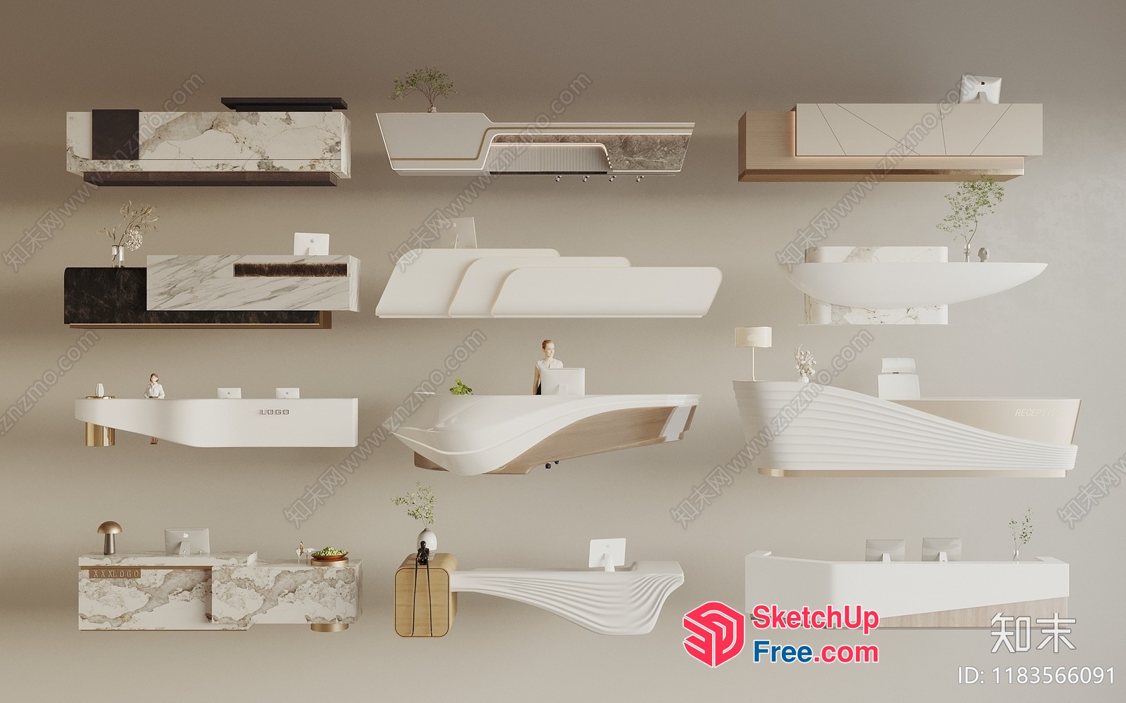 Modern Furniture Collection 3D SketchUp File