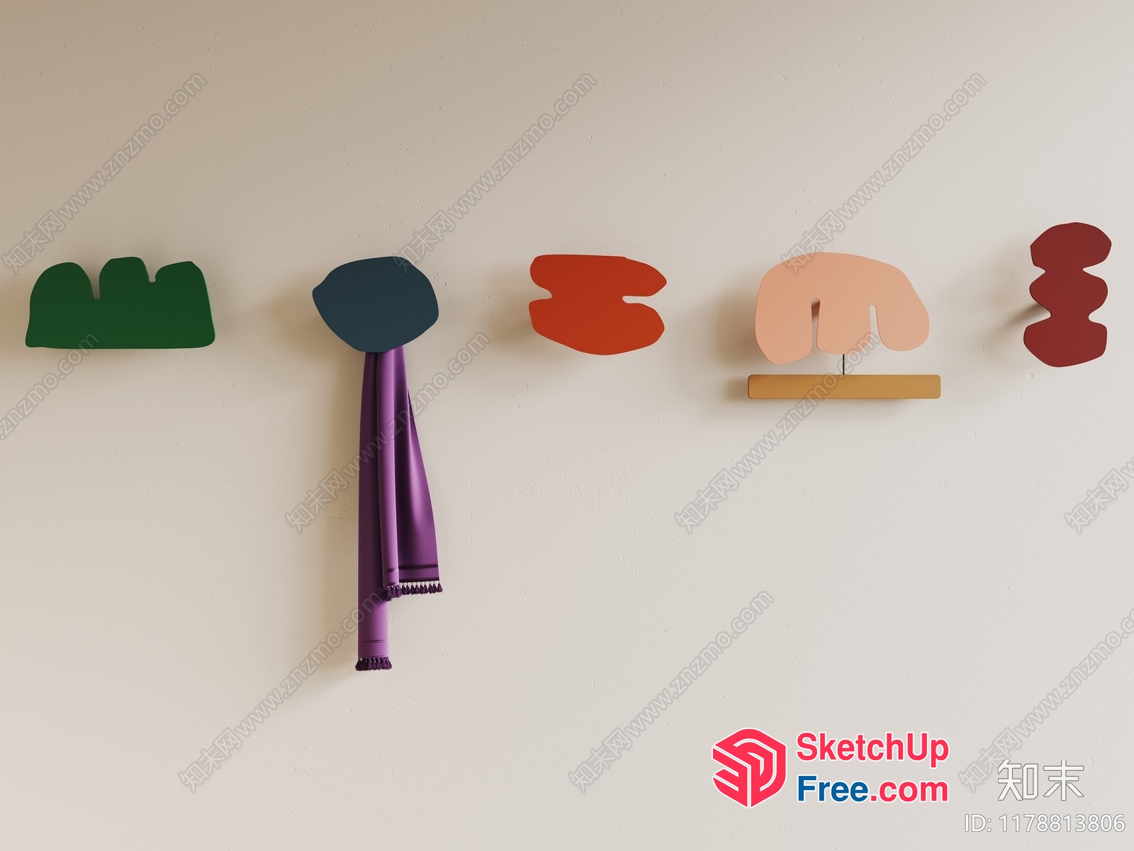 Modern Minimalist Abstract Art Decor 3D SketchUp File
