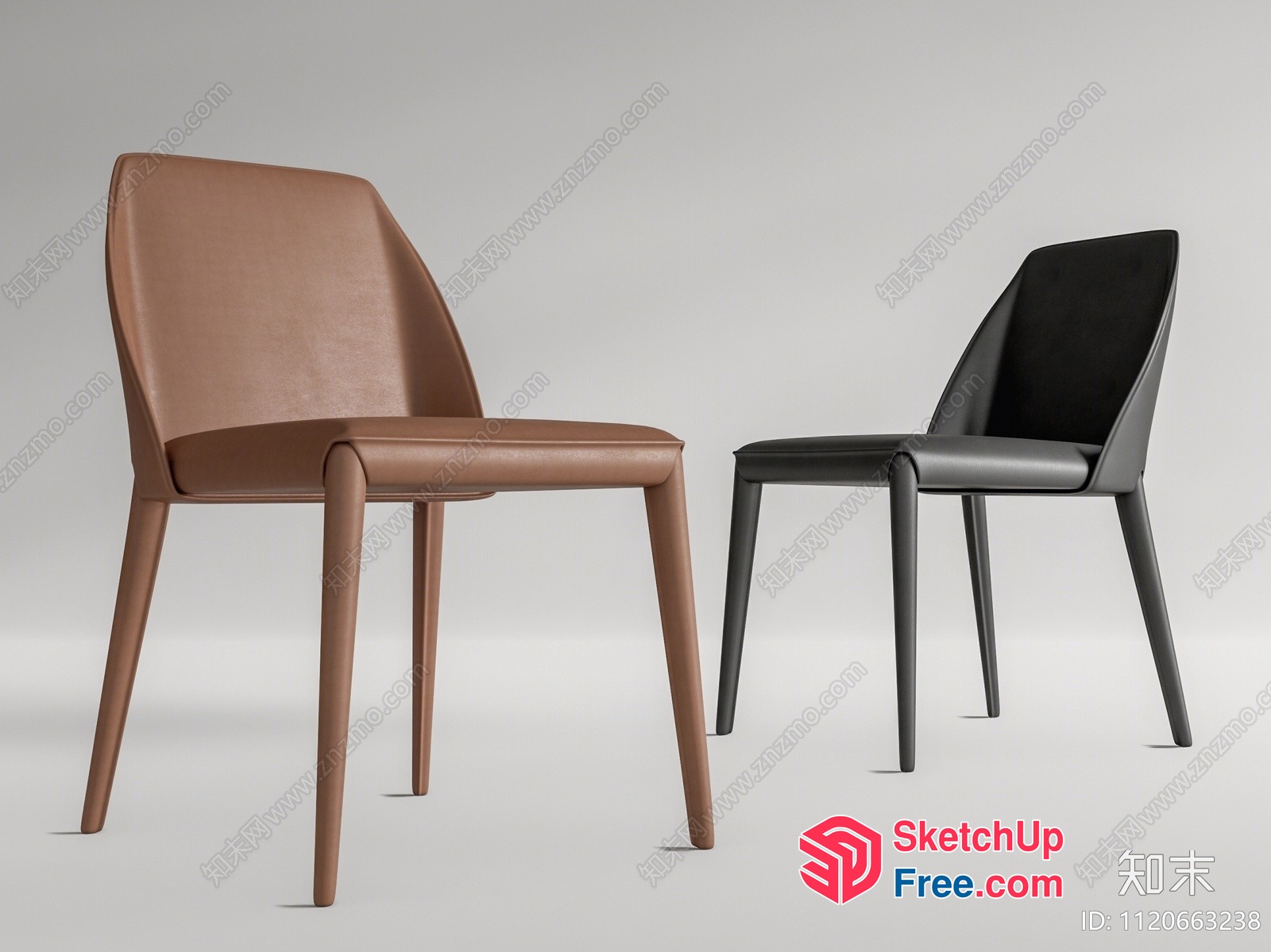 Modern Minimalist Furniture Set 3D SketchUp File