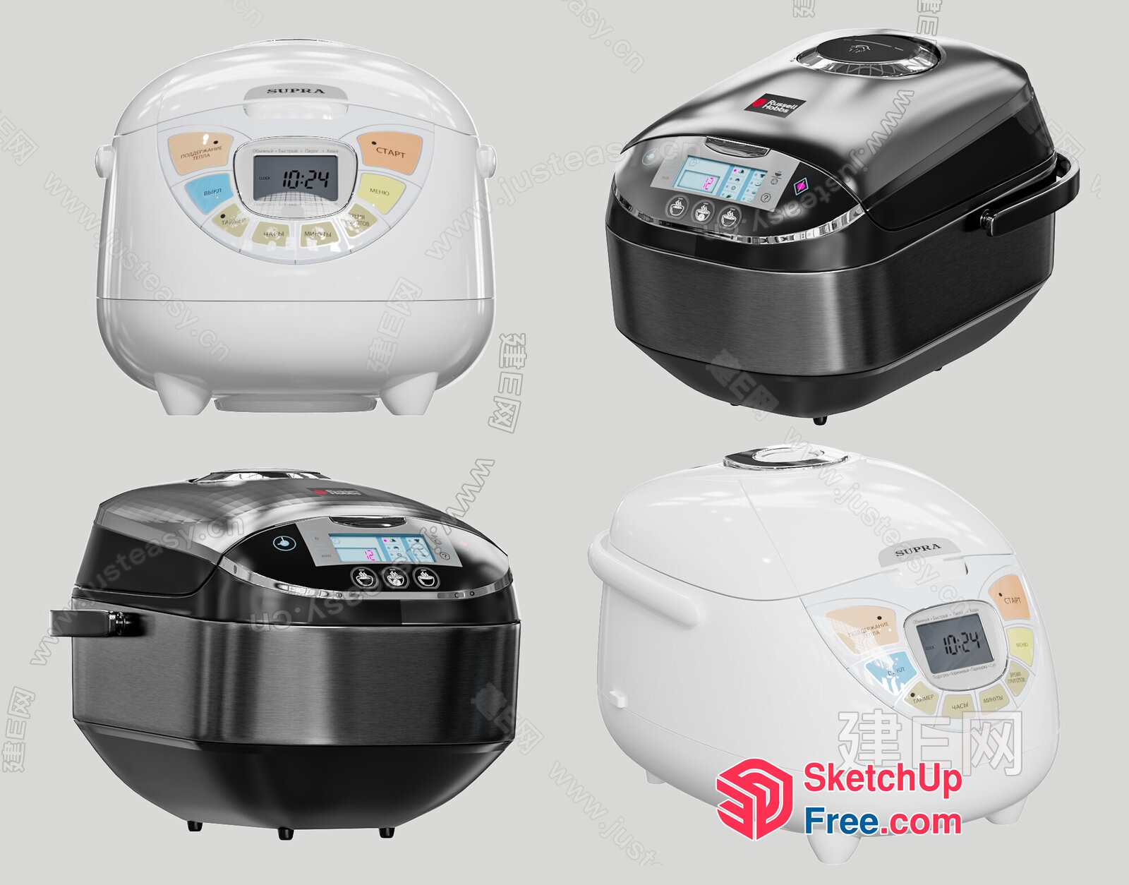 Rice Cooker Collection 3D SketchUp File