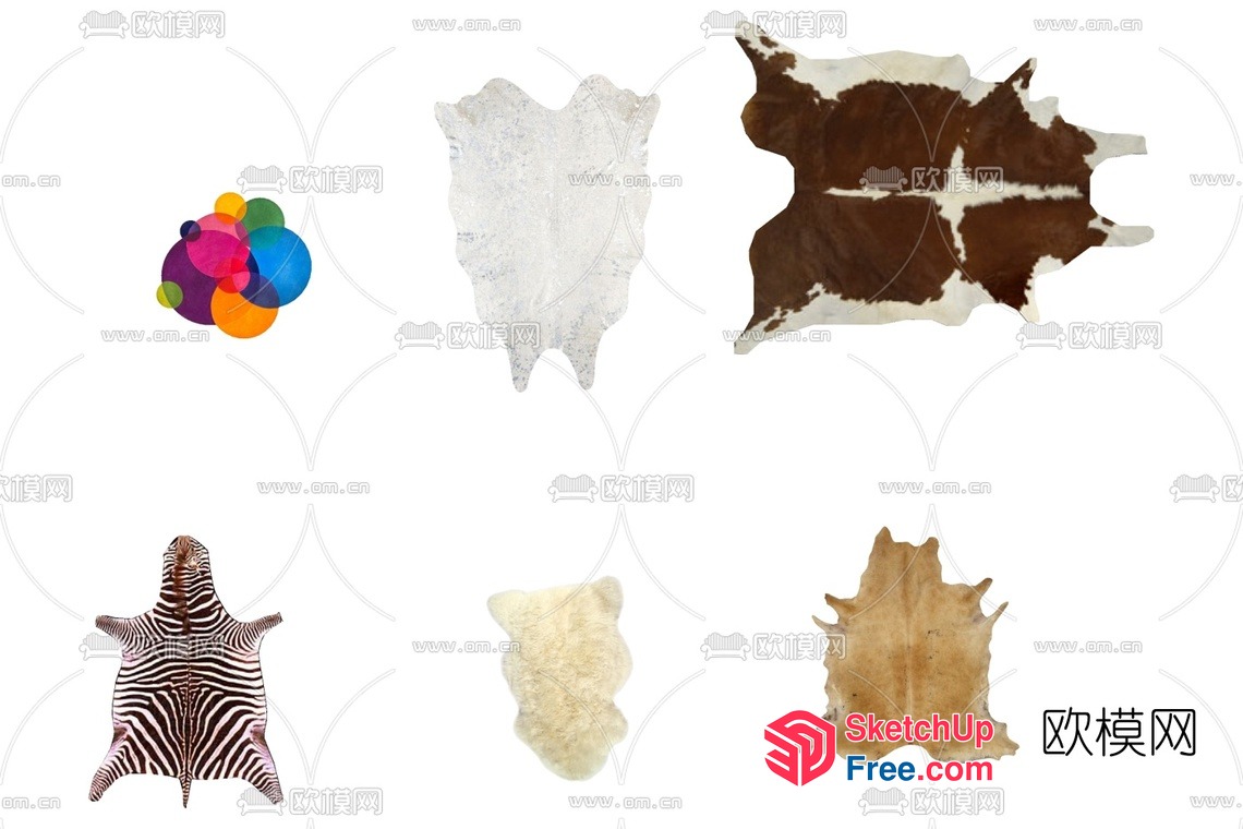 Animal Skin Patterns 3D SketchUp File